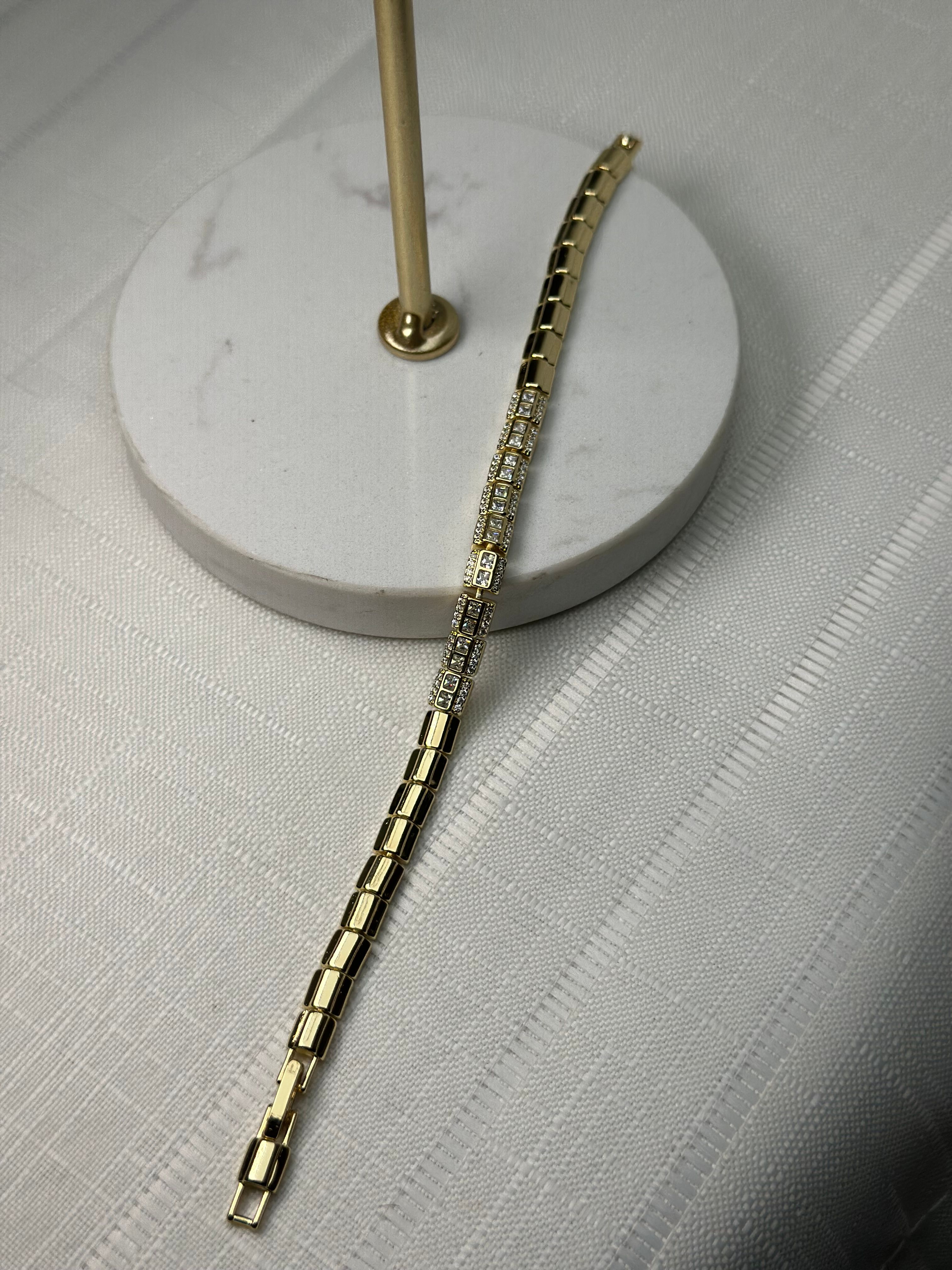 Xuping 14k Zirkon Taş Bileklik