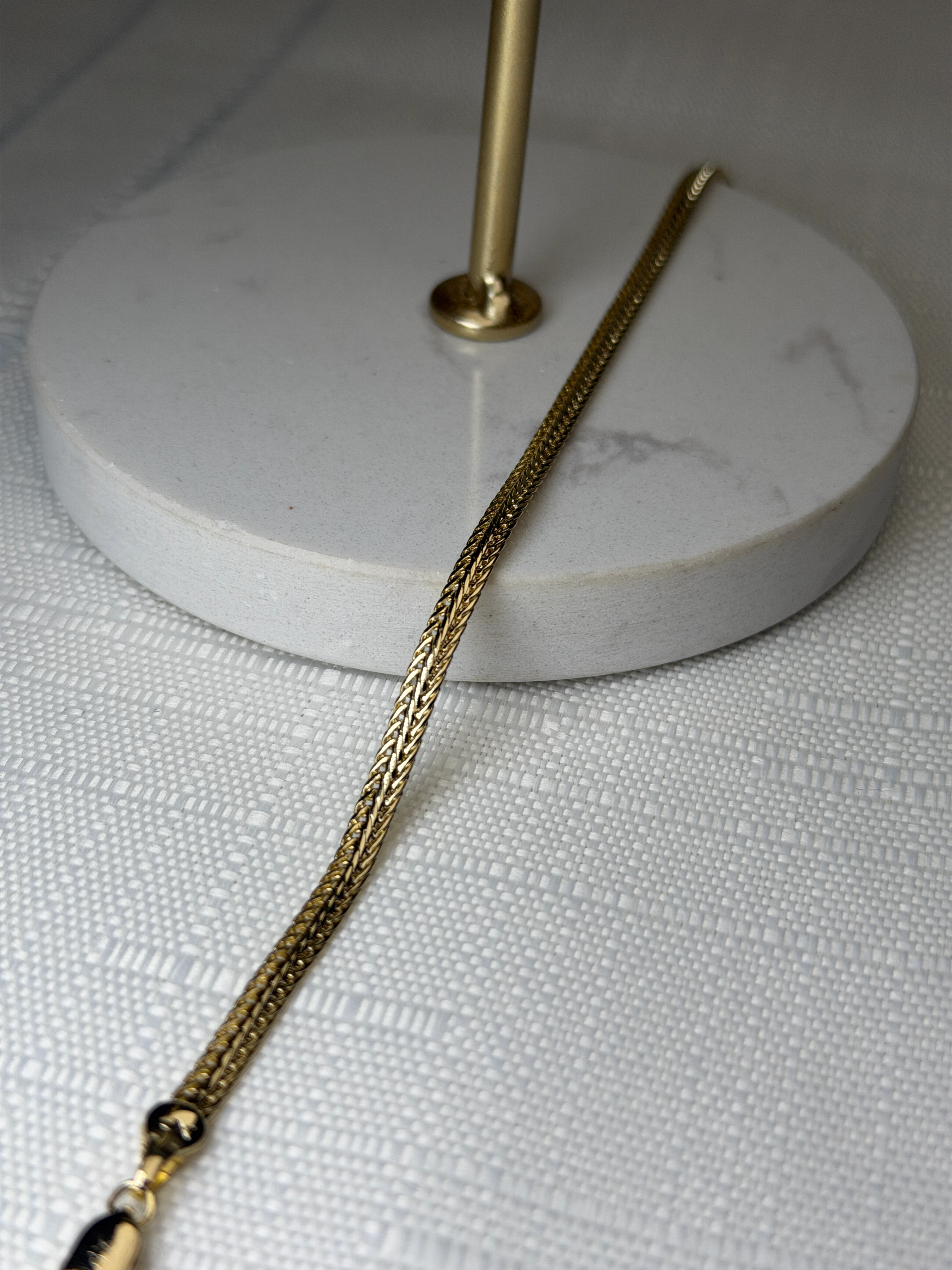 Xuping 14k Kuyumcu Model Örgü Bileklik