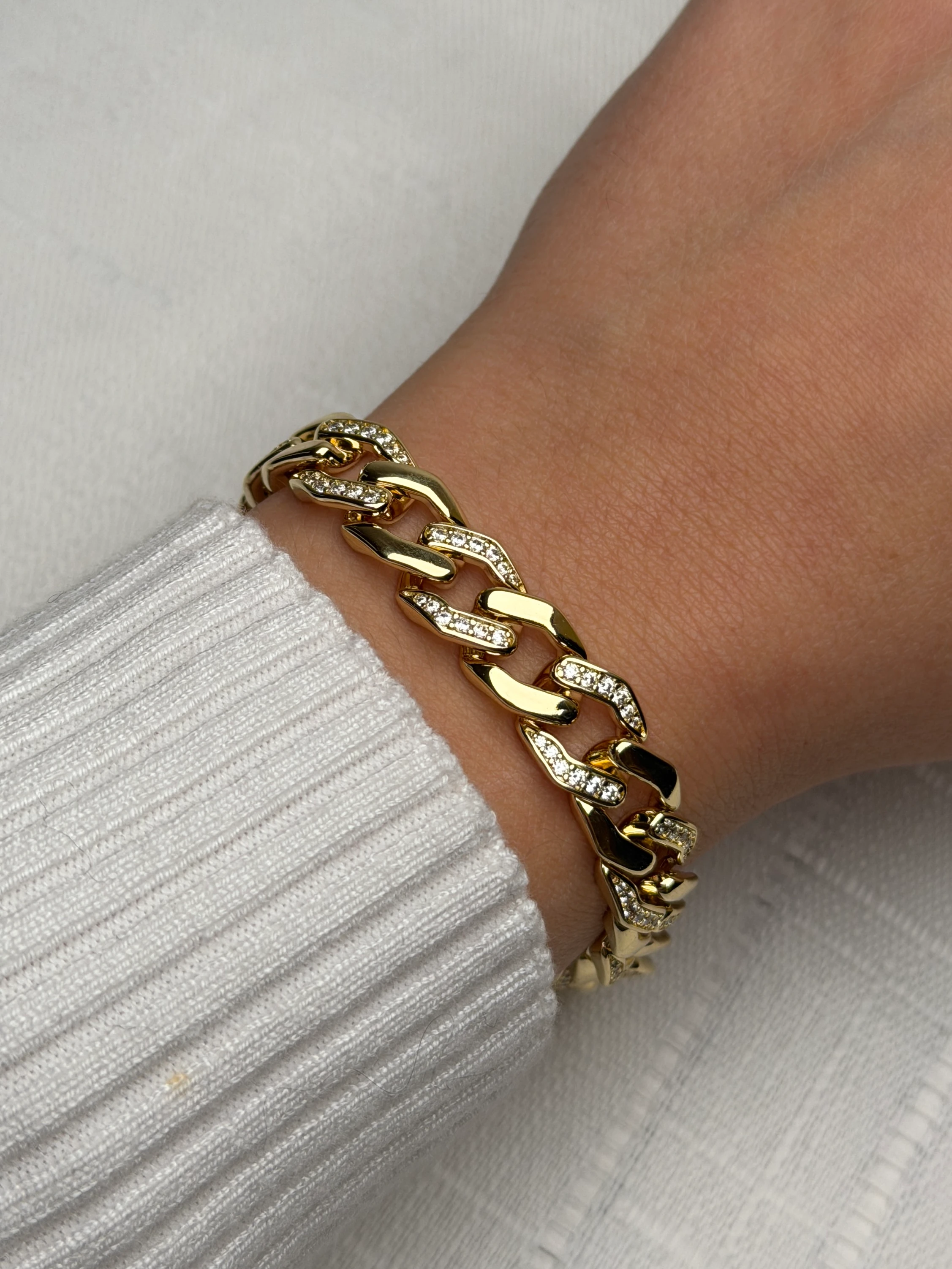 Xuping 14k Zirkon Taşlı Gurmet Serisi Bileklik