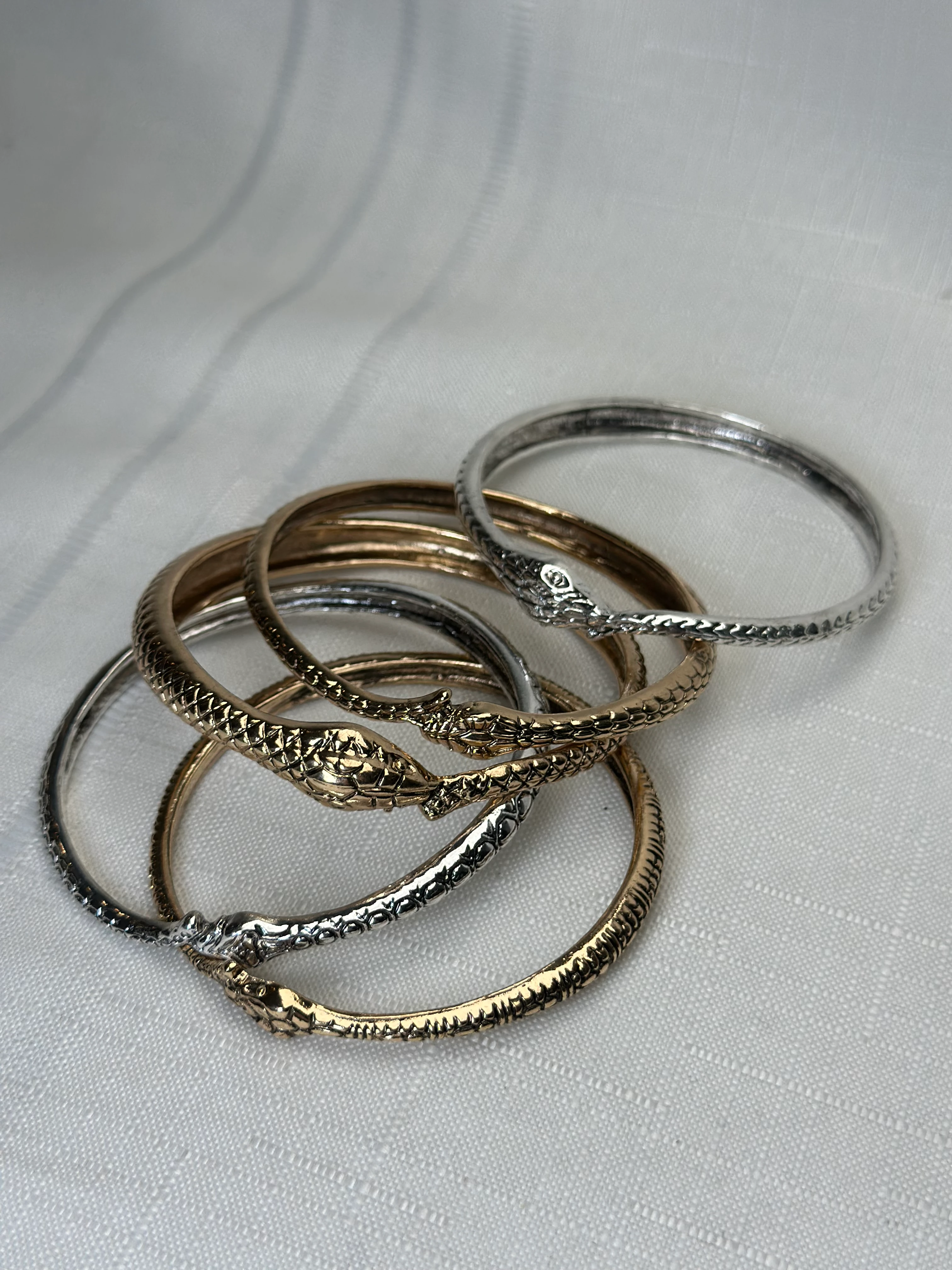 Marka Model Çift Renk Yılan Detay 5li Bilezik