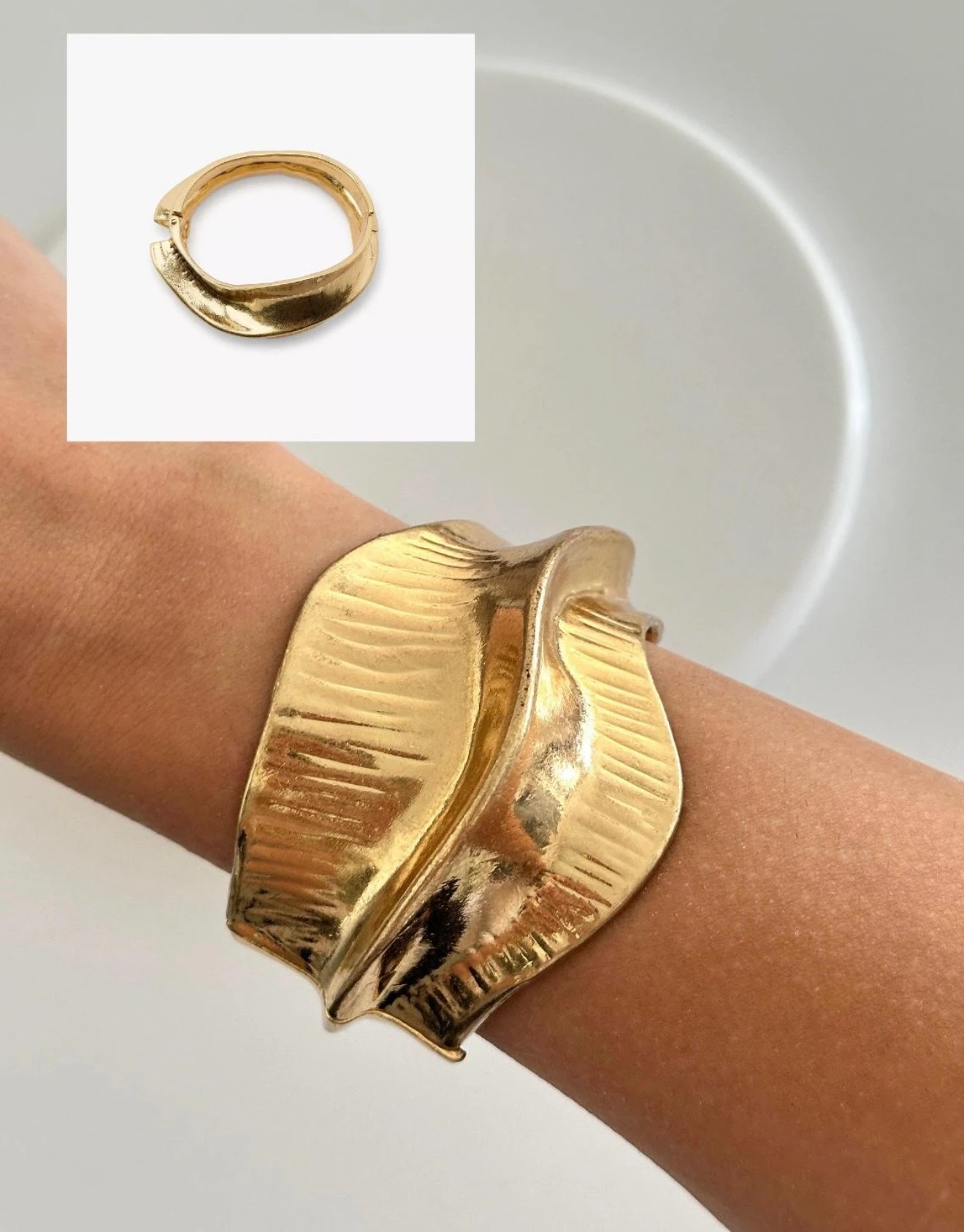 Marka Model Gold Kalın Kelepçe