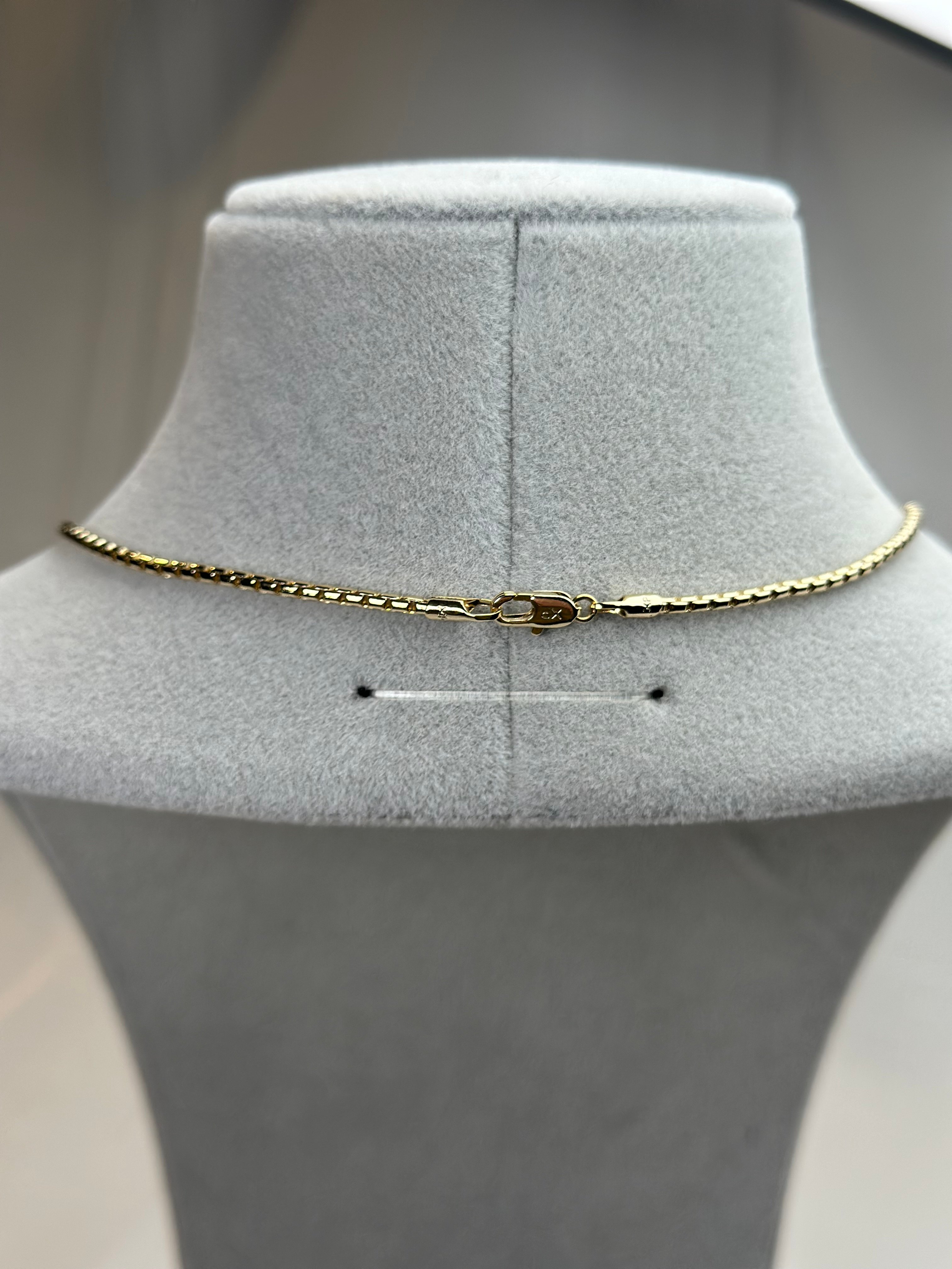 Xuping 14k İç içe Geçmeli Zincir Kolye