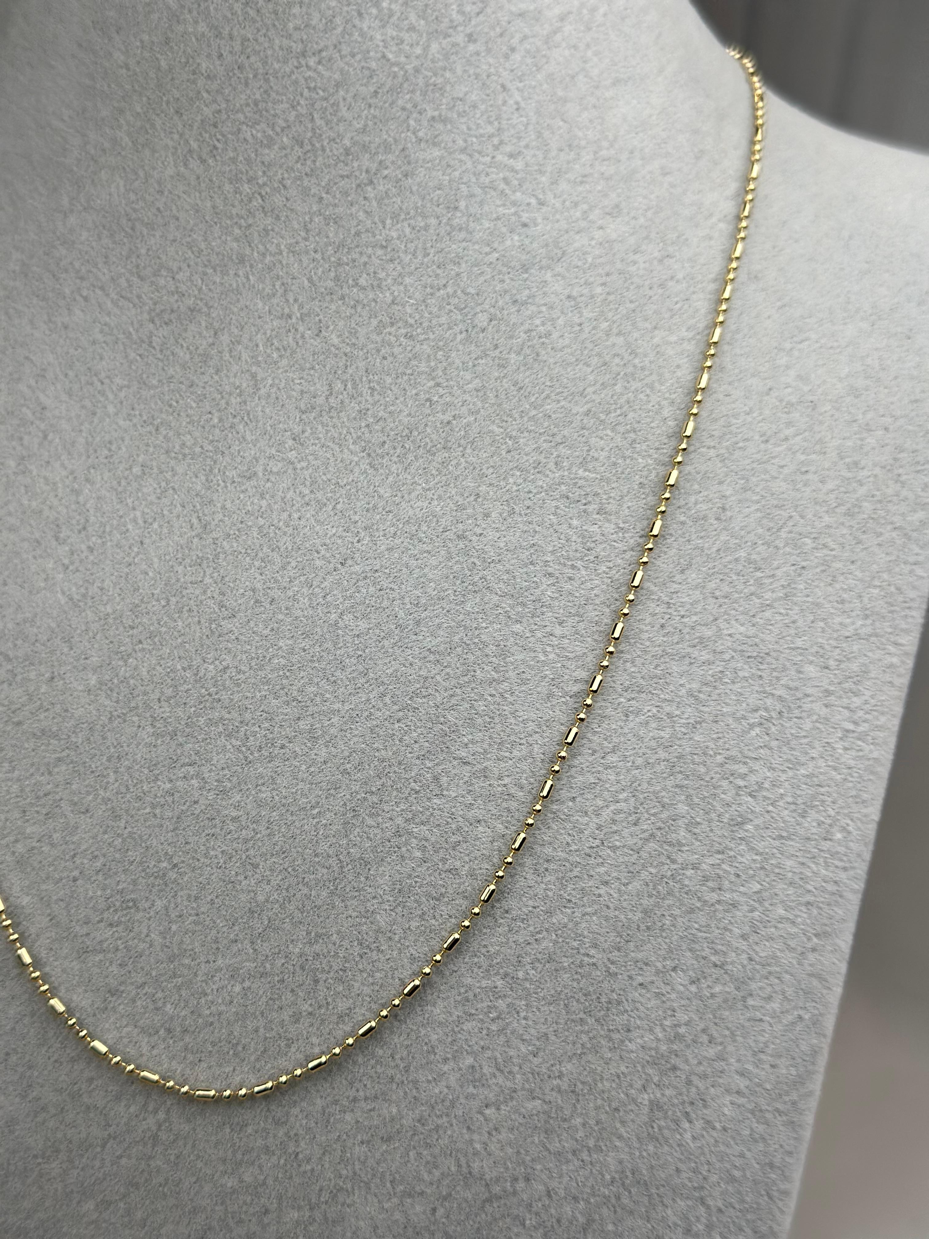 Xuping 14k İnce Top Detay Kolye