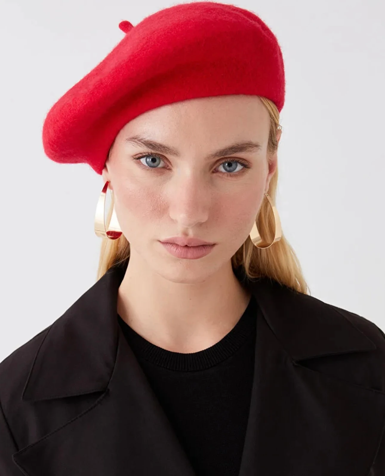 Kırmızı Yün Ressam Bere