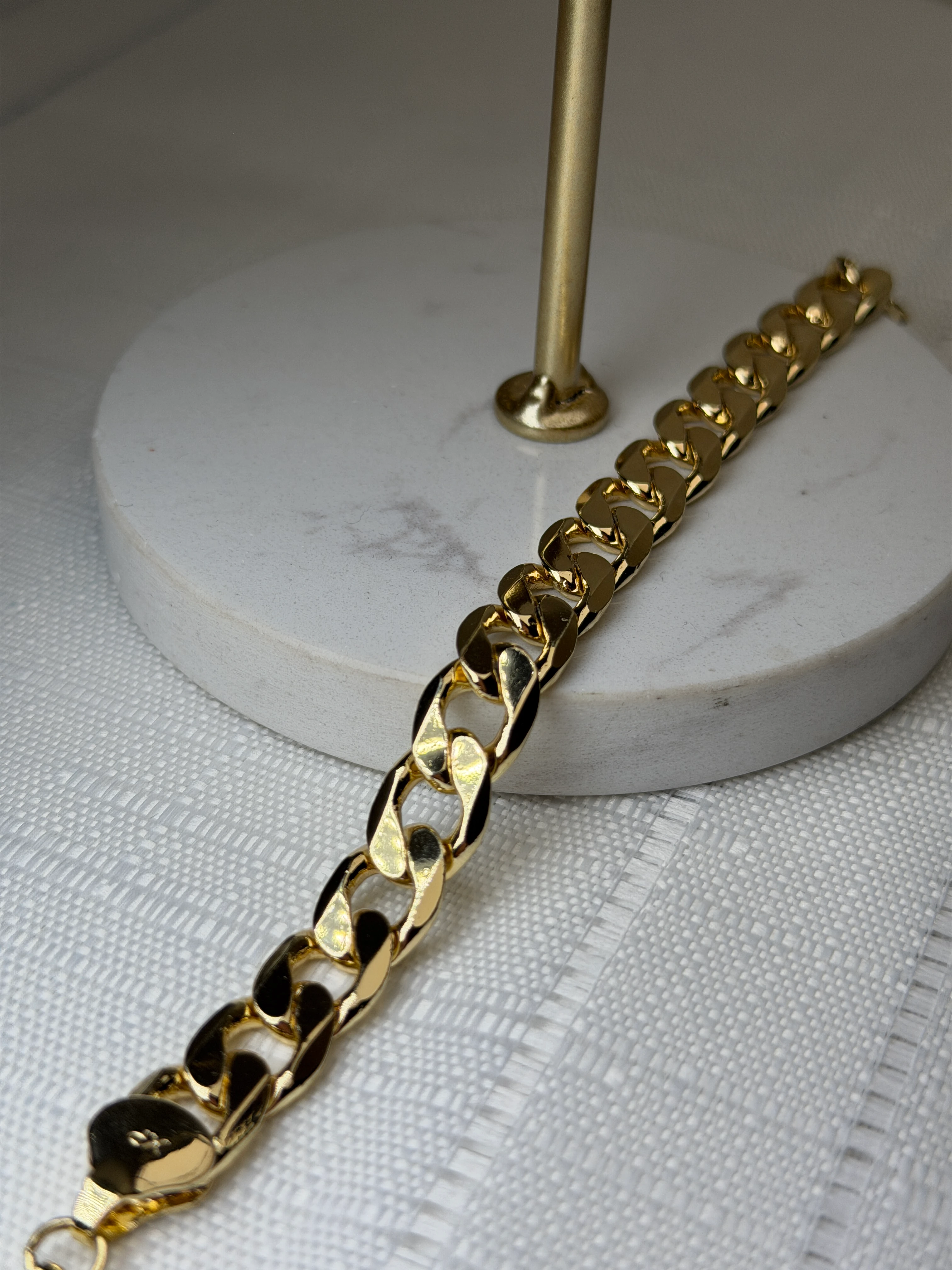 Xuping 14k Kalın Zincir Bileklik