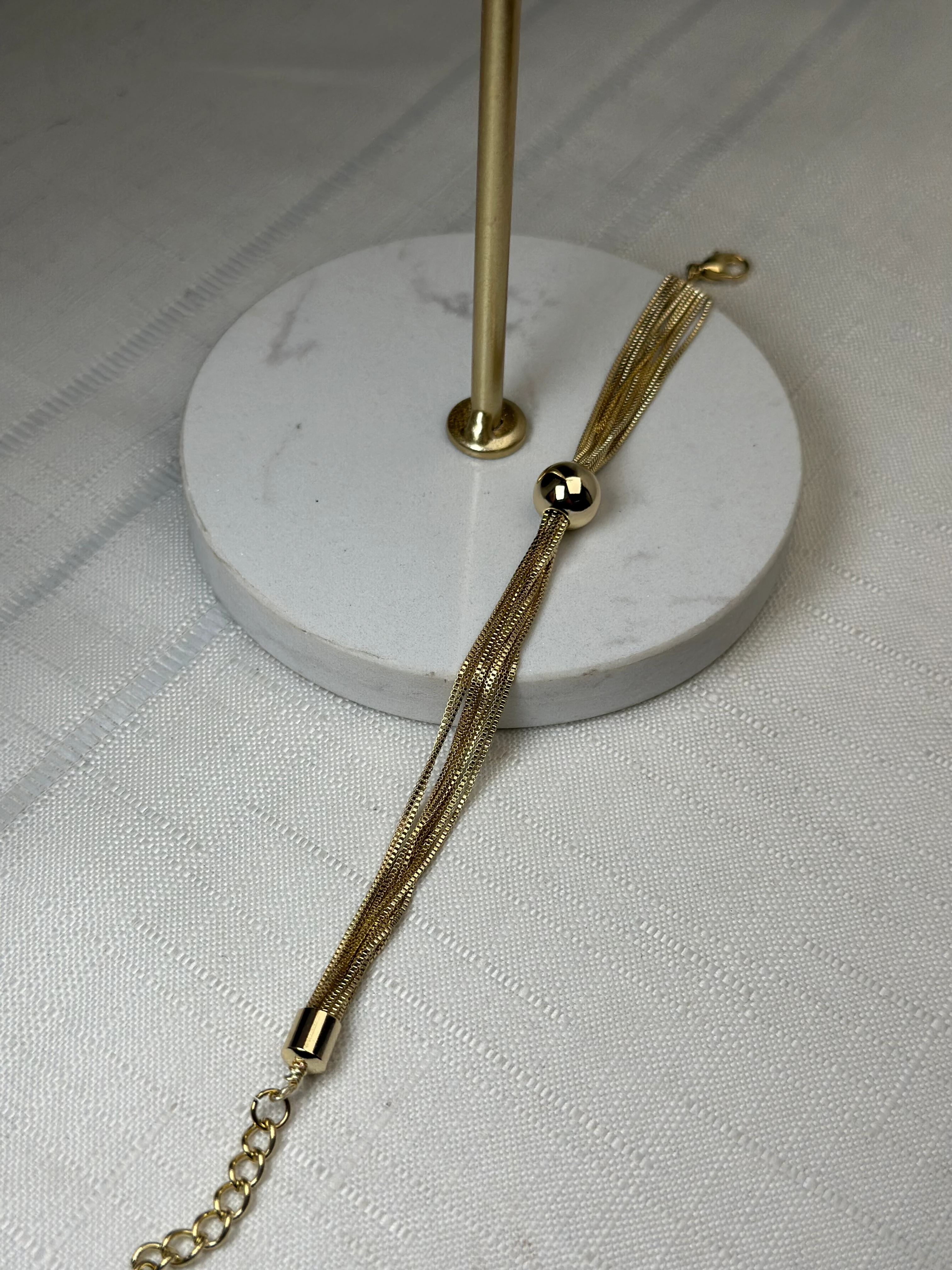 Xuping 14k Top Detay Çoklu Zincir Bileklik 20cm