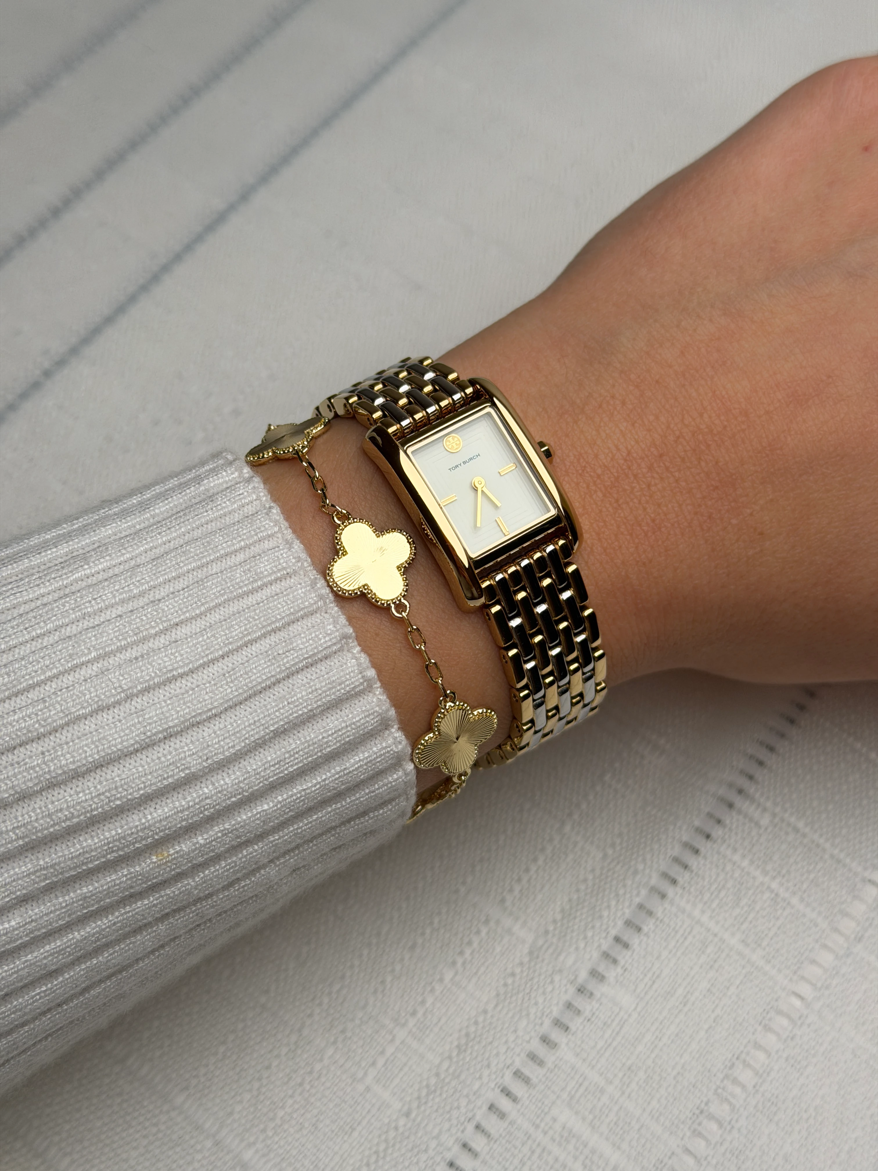 Özel Seri Marka Model 14K Yonca Bileklik