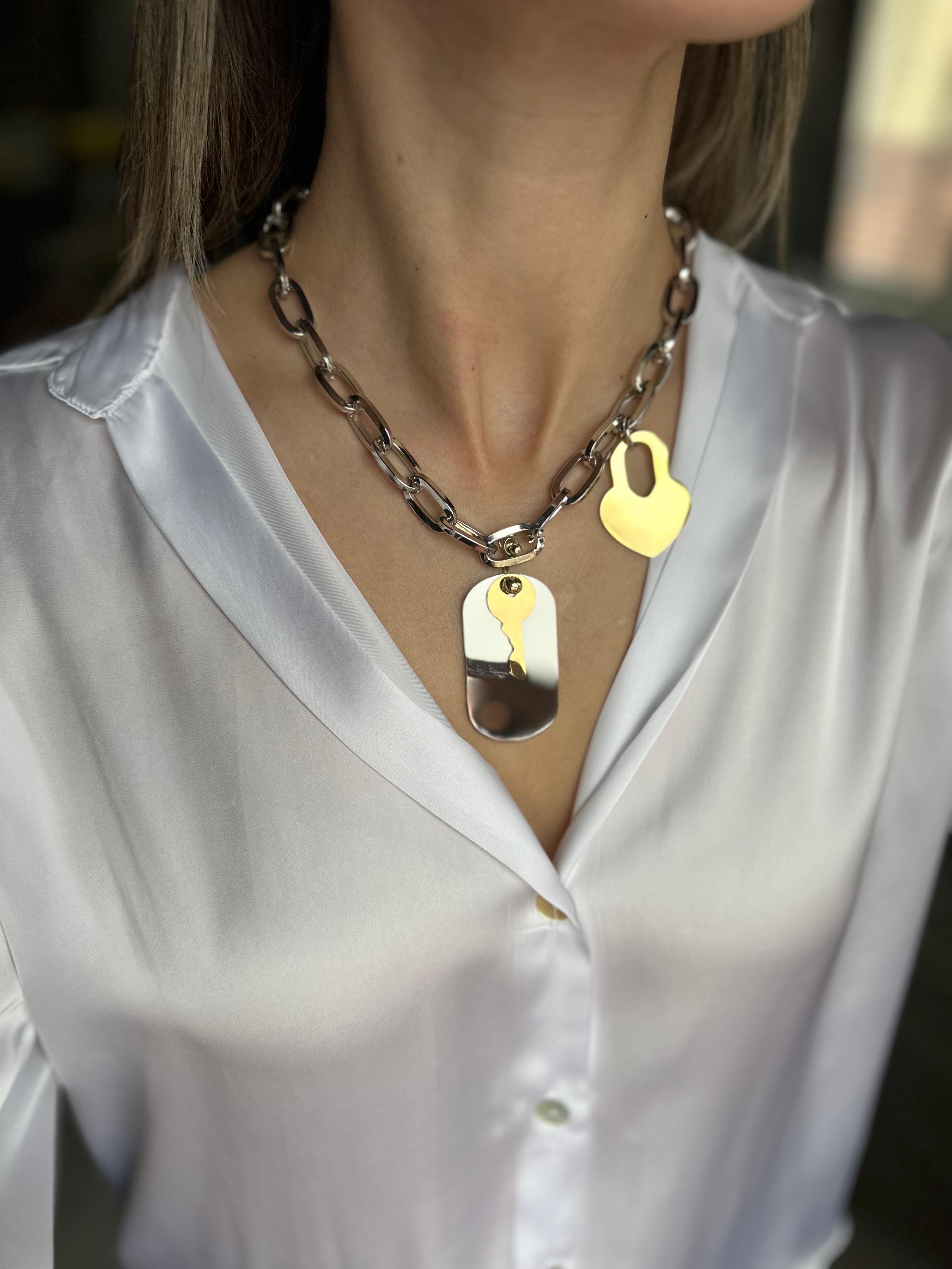 Marka Model Gümüş Zincir kolye