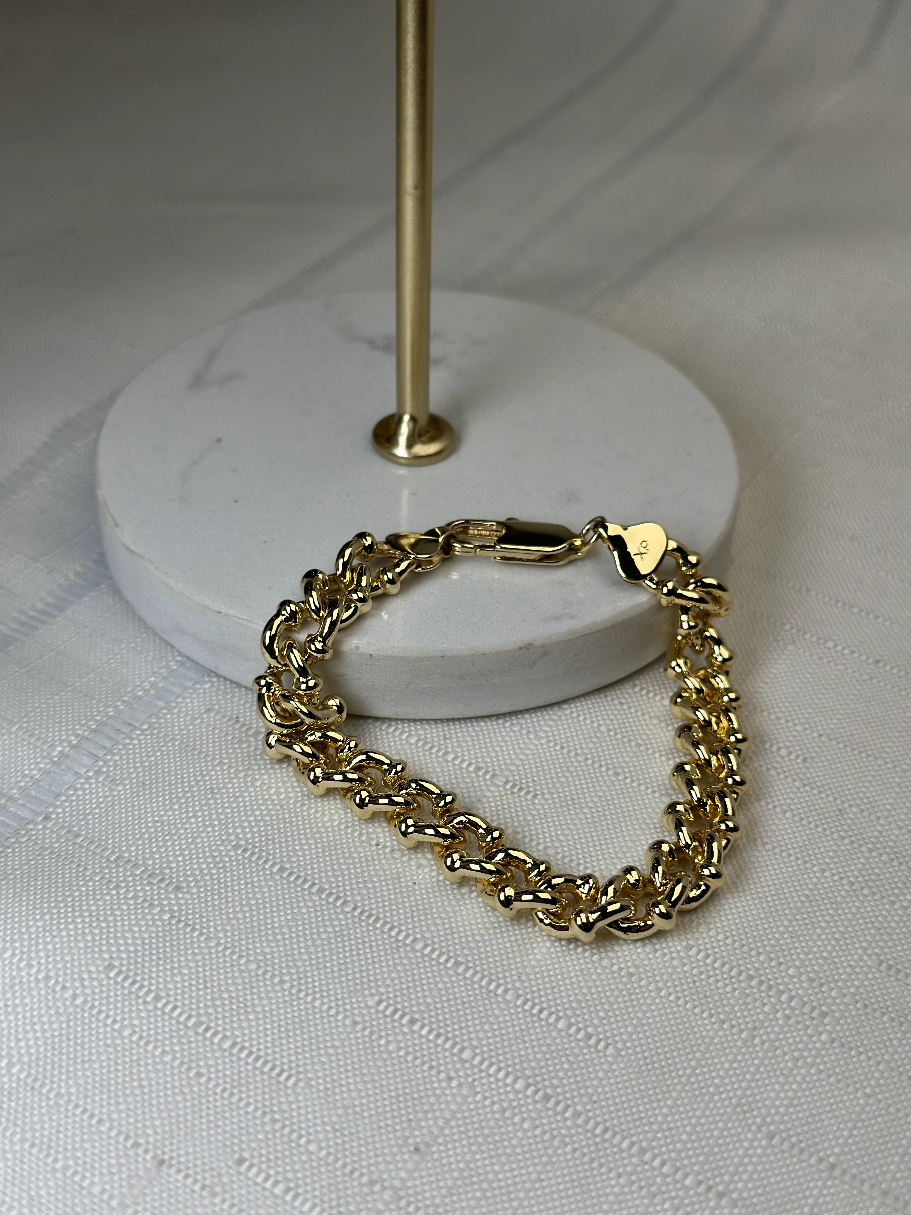 Xuping 14k Kalın Zincir Bileklik