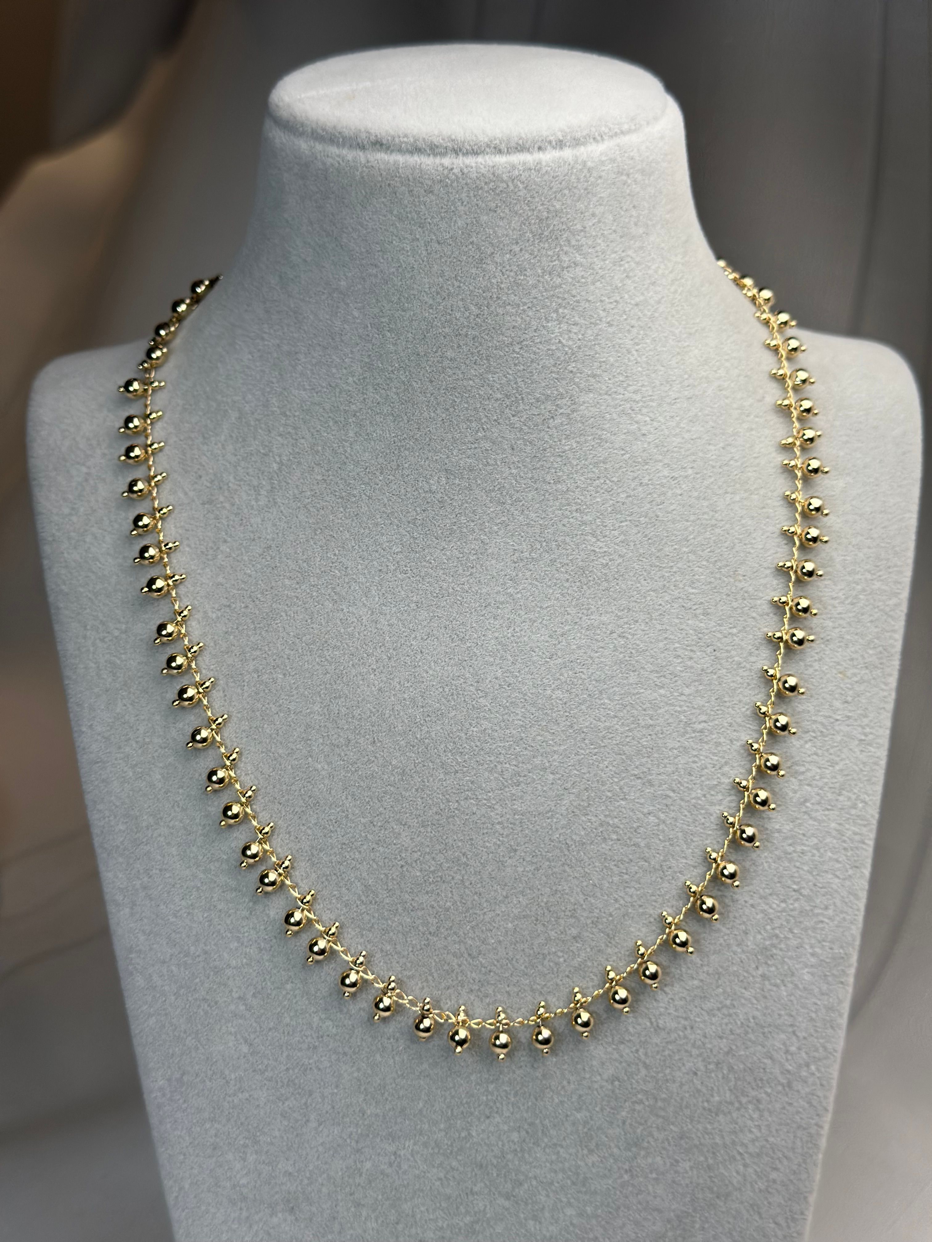 Xuping 14k Top Boncuk Kolye