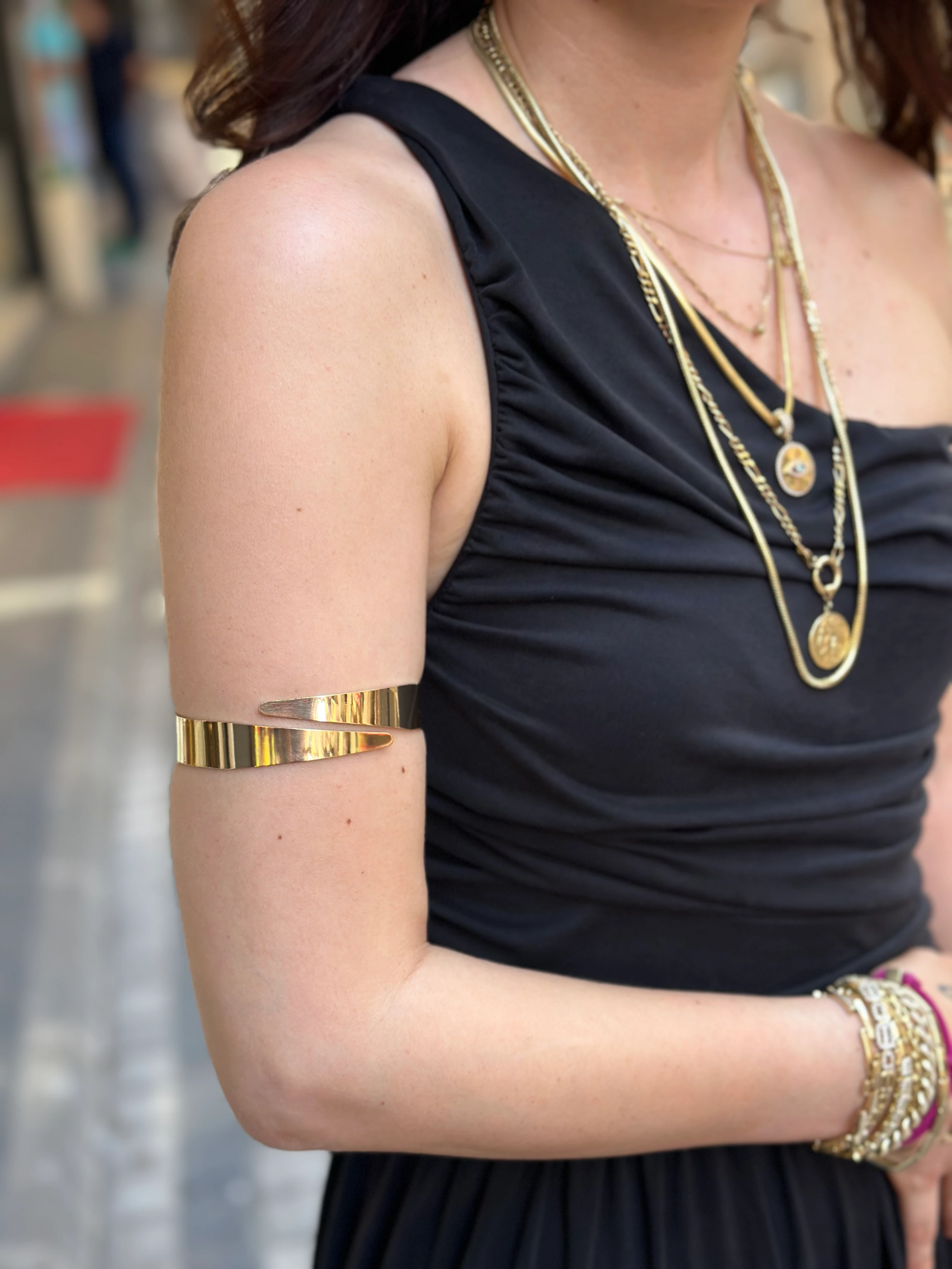 Gold Kalın Pazu Bilekliği