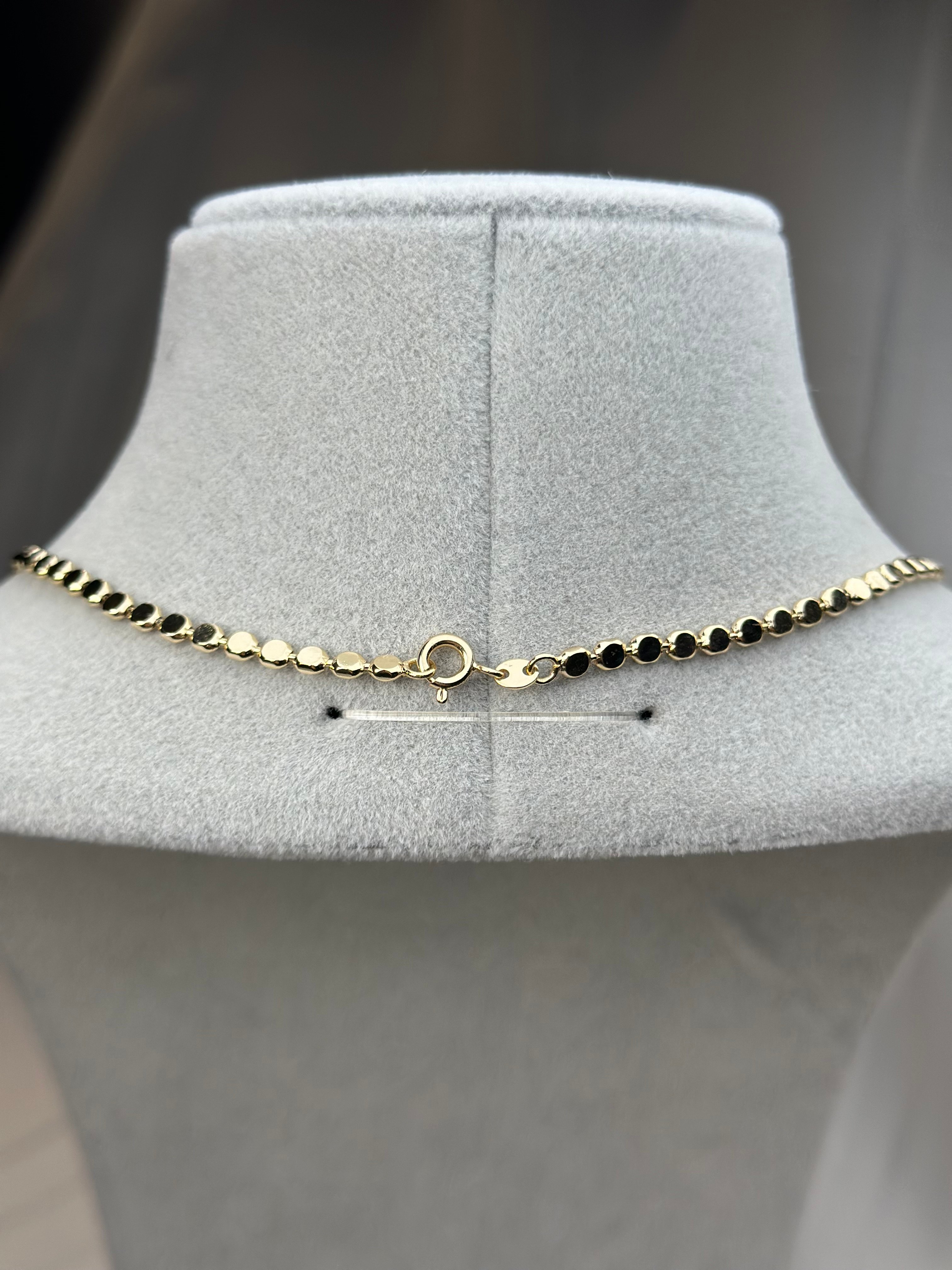 Xuping 14k Ezme Zincir Kolye