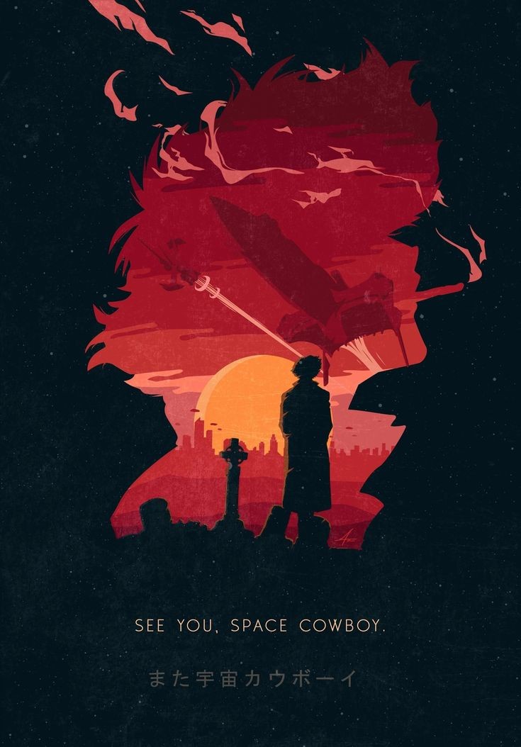 Cowboy Bebop Tasarım Tişört