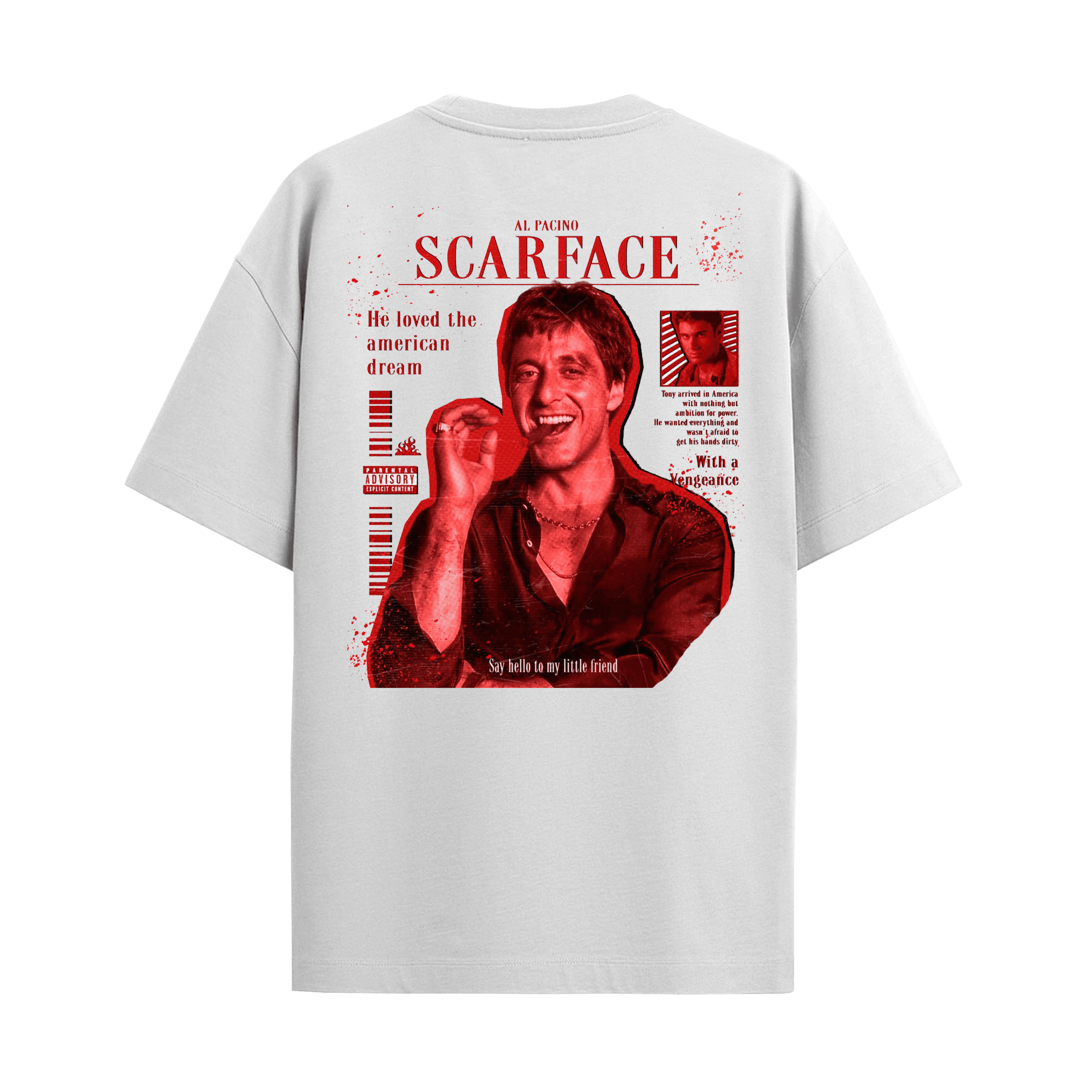 Scarface Tony Montana Tasarım Tişört