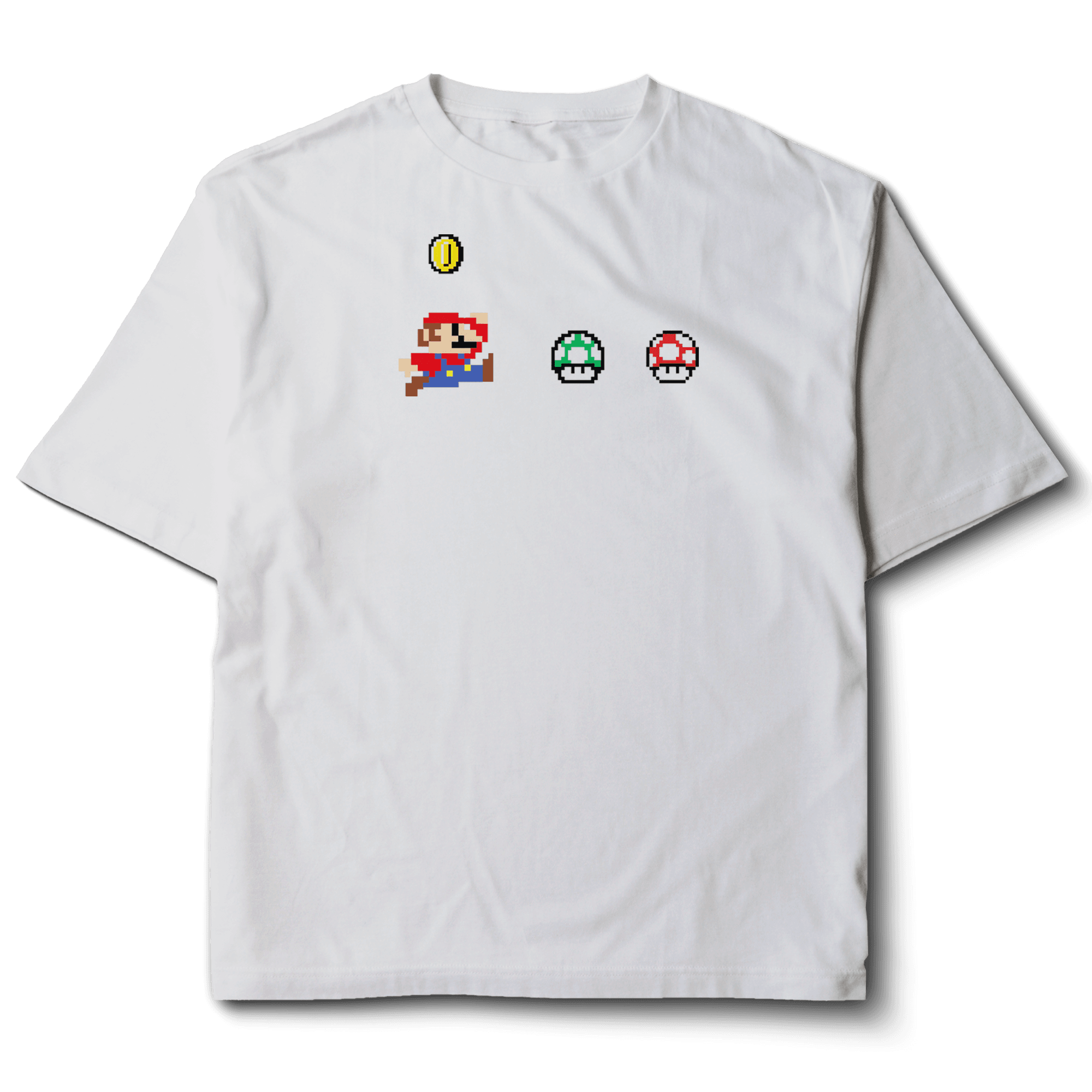 Super Mario Tasarım Tişört