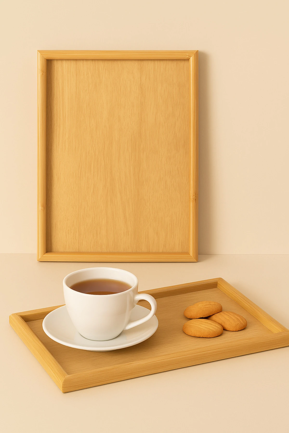 2’li Bambu Tepsi Seti | Doğal Servis Tepsisi