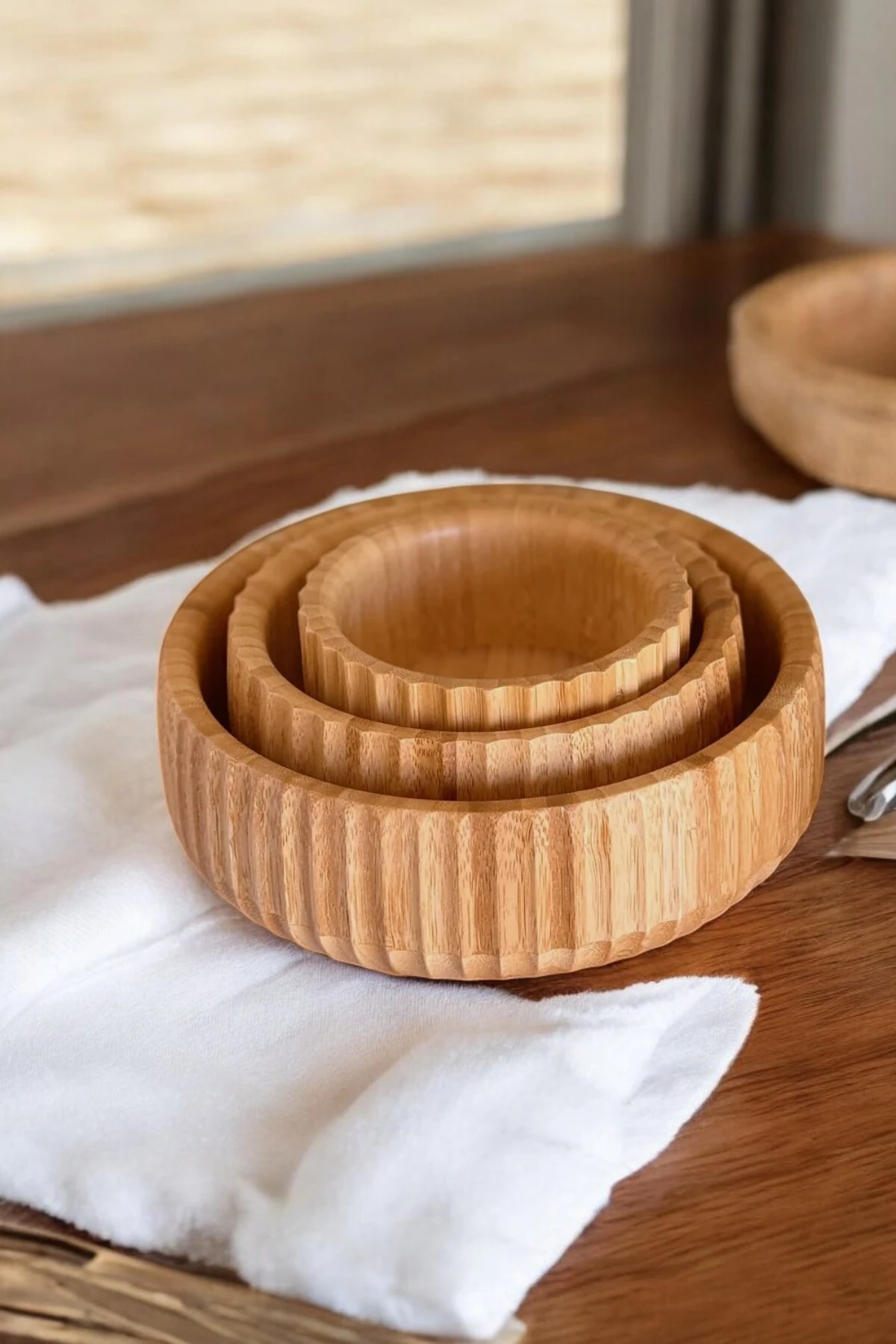 Bambu Kase Seti - Bambu Salata Kasesi - Bambu Çerezlik