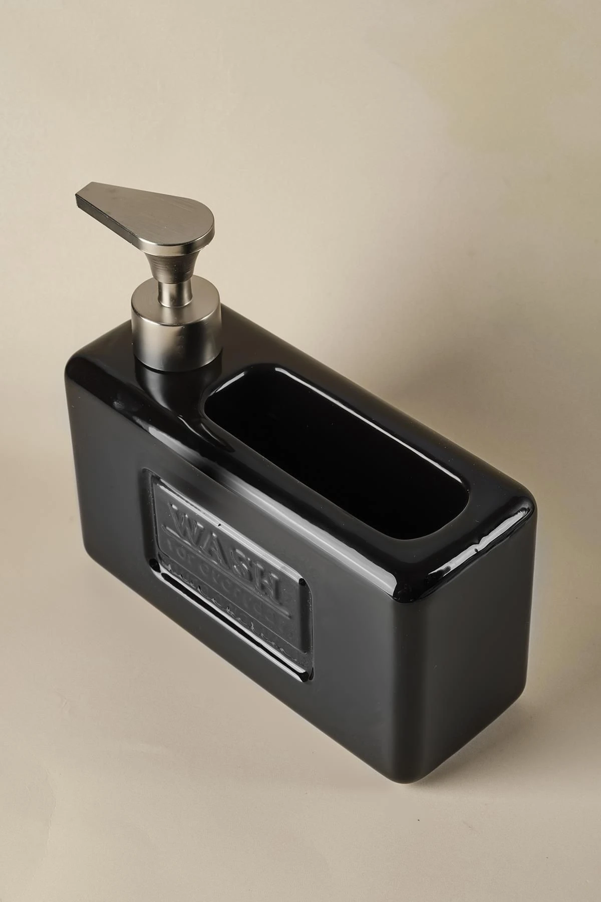 Sünger Hazneli Mutfak Sabunluk - 750 Ml Sıvı Sabunluk Seti