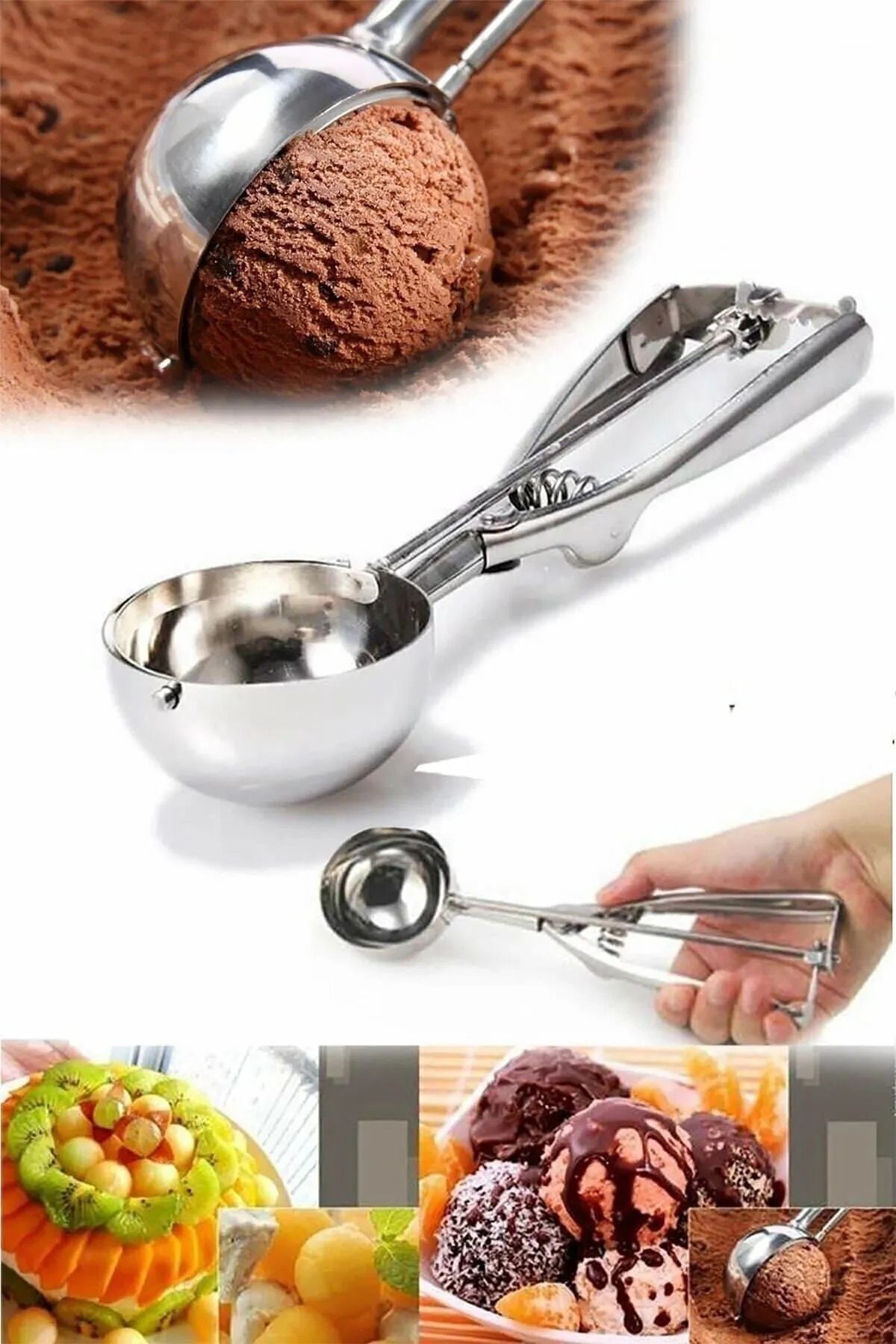 24 Parça Kepçe Spatula Kevgir Mutfak Servis Seti Servis Gereçleri Servis Maşa Takımı Mutfak Ürünleri