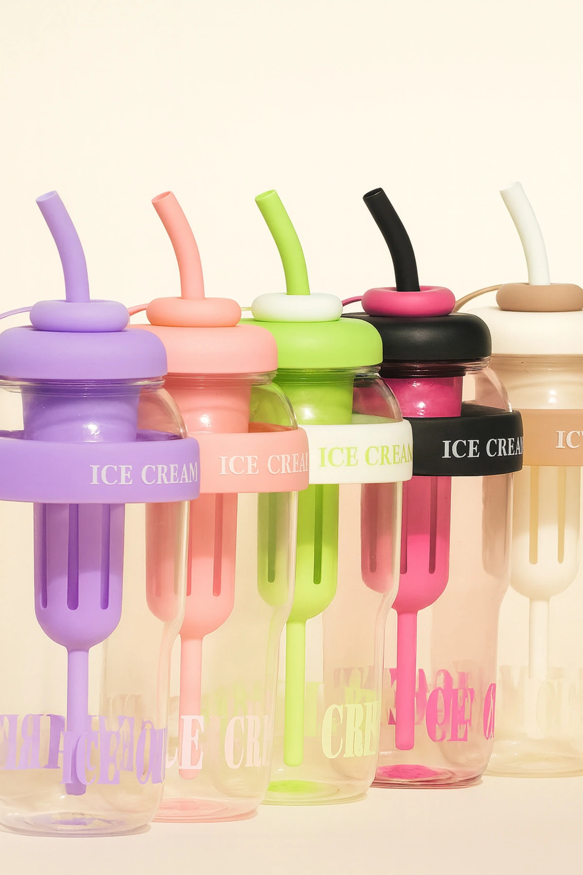 Ice Bottle 1300 ml – Pipetli Lüks Matara | Büyük Boy Suluk & Detoks Şişesi | Spor Matara