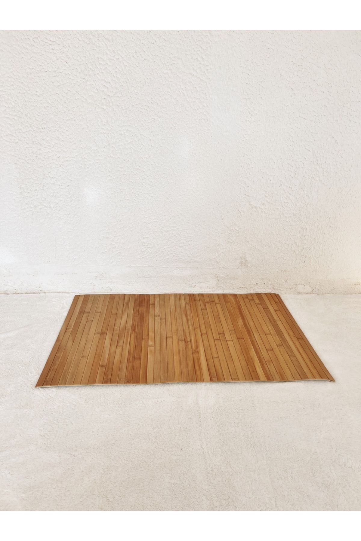 Naturel Bambu Kaydırmaz Banyo Matı 80 x 50 cm