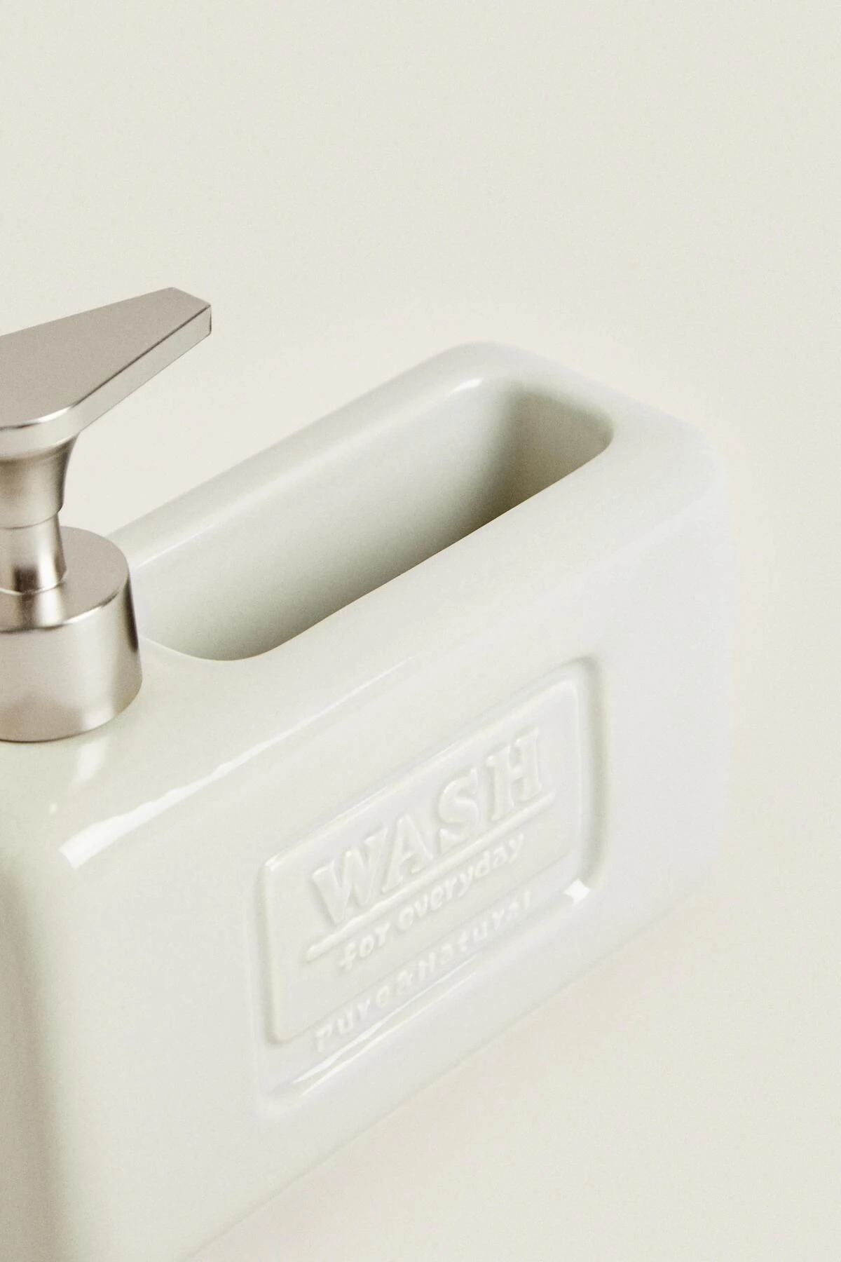 Sünger Hazneli Mutfak Sabunluk - 750 Ml Sıvı Sabunluk Seti - gri