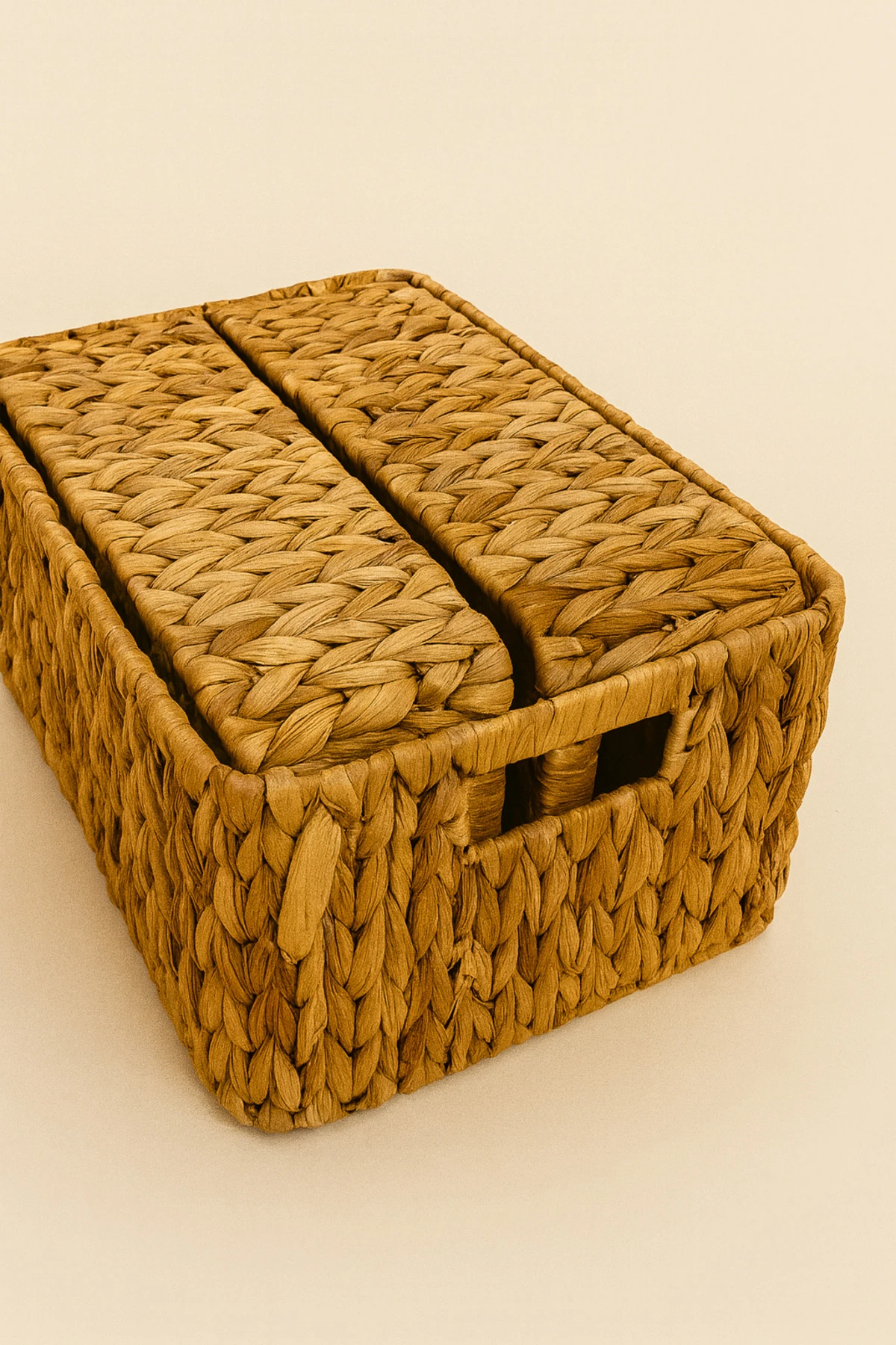 5’li Doğal Hasır Düzenleyici Sepet Seti | Çok Amaçlı Organizer Kutular