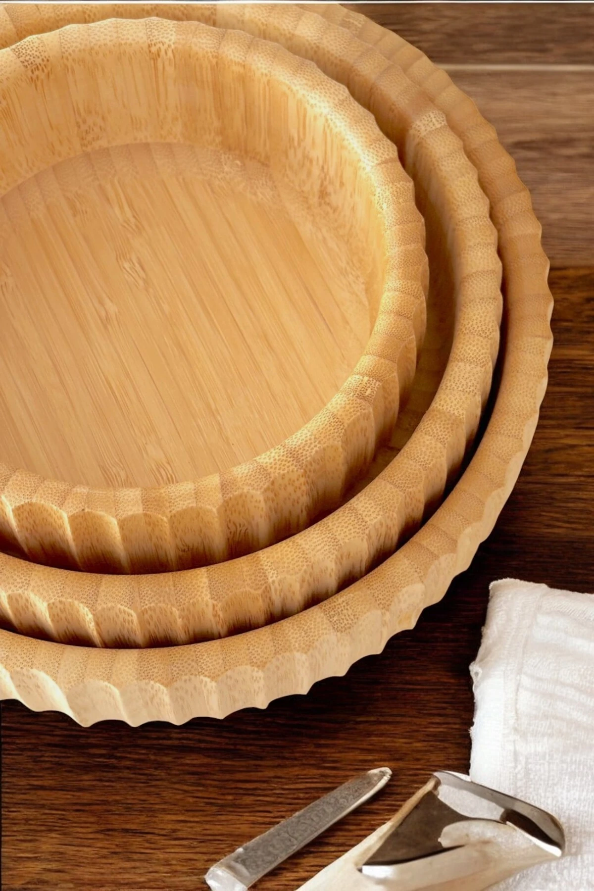 Bambu Kase Seti - Bambu Salata Kasesi - Bambu Çerezlik