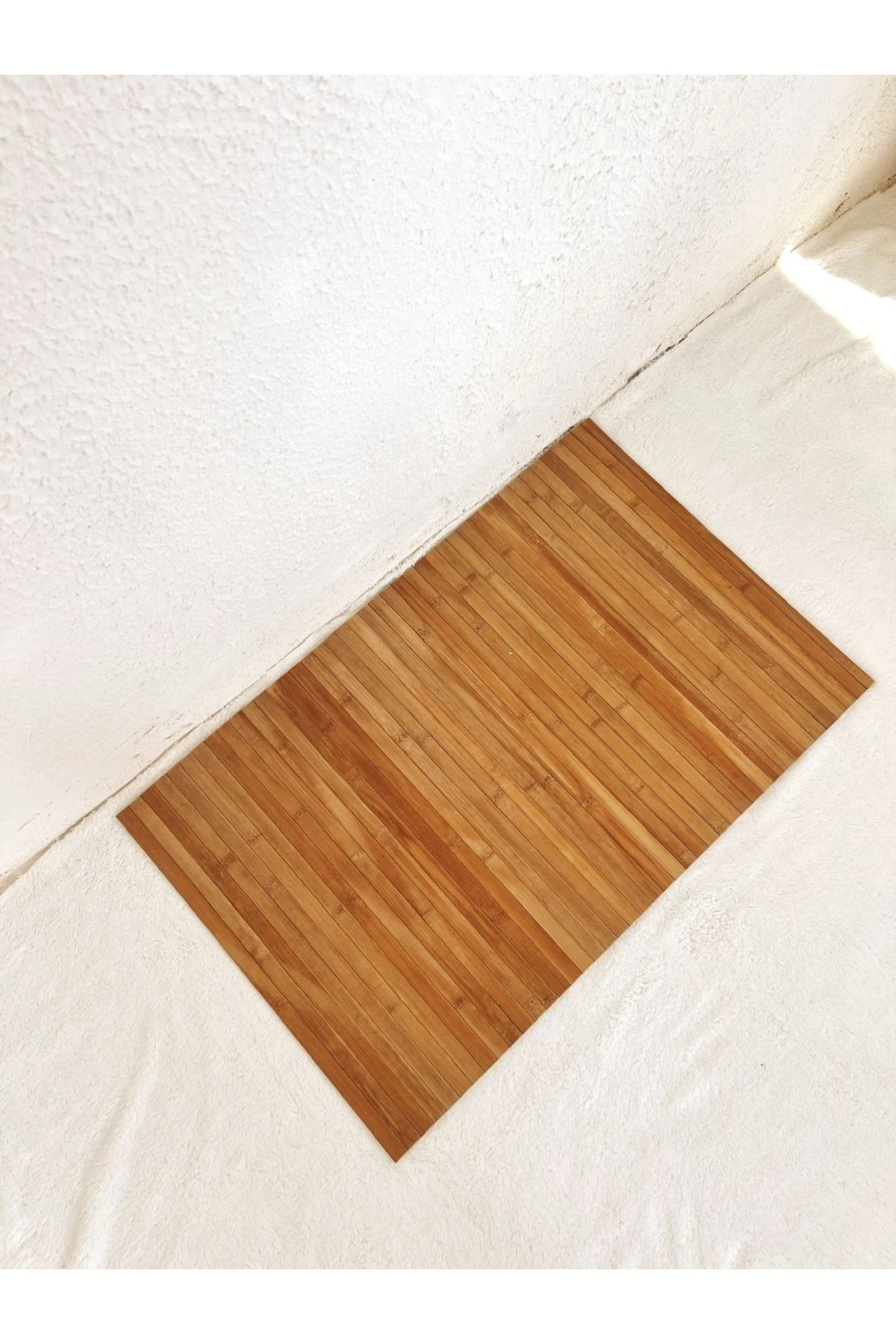 Naturel Bambu Kaydırmaz Banyo Matı 80 x 50 cm