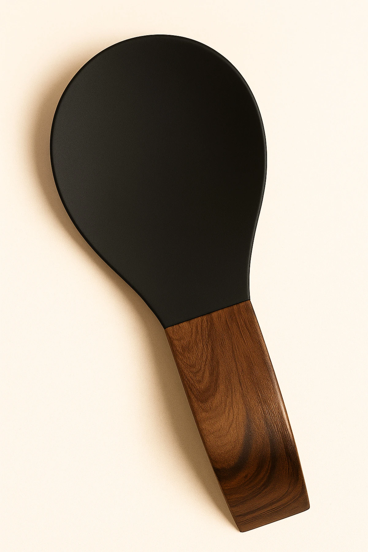 Akasya Saplı Silikon Kirli Kaşıklık – Tezgah Üstü Kaşık Altlığı - Siyah