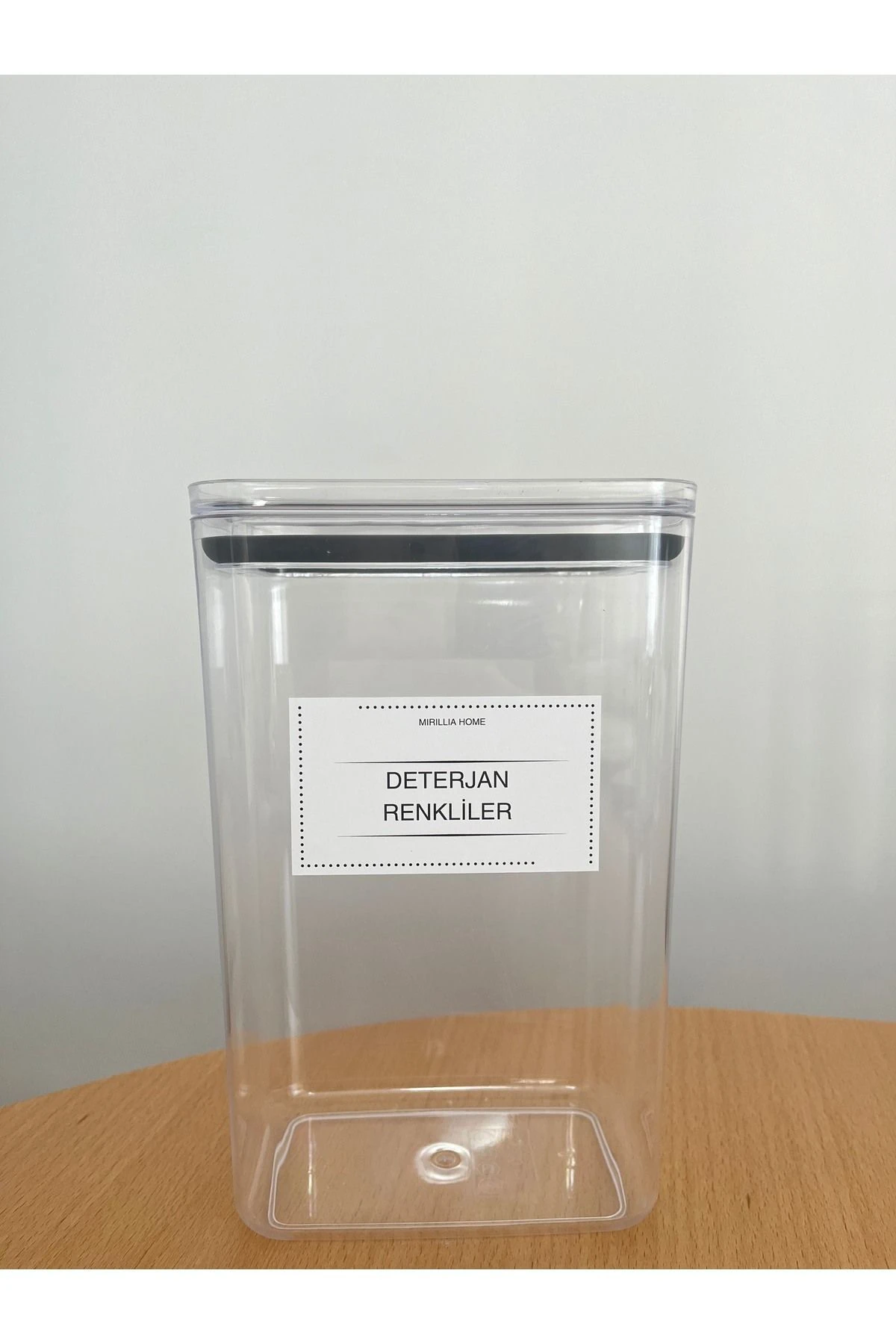 Üçlü Deterjanlık Seti - Tablet Deterjan, Renkliler ve Beyazlar İçin Saklama Kutusu