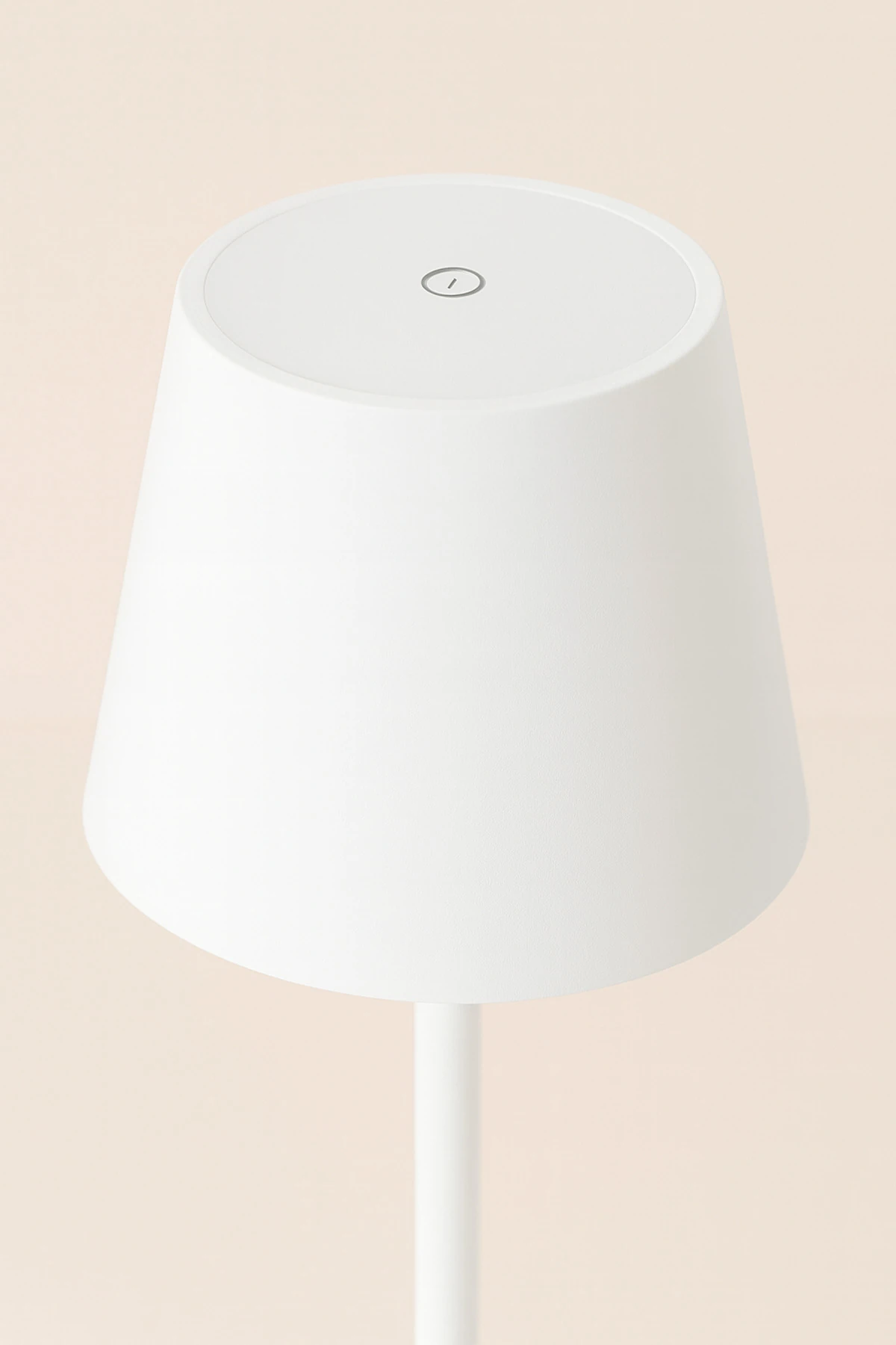 Metal Şarjlı Masa Lambası | Modern Masa ve Gece Lambası - Beyaz