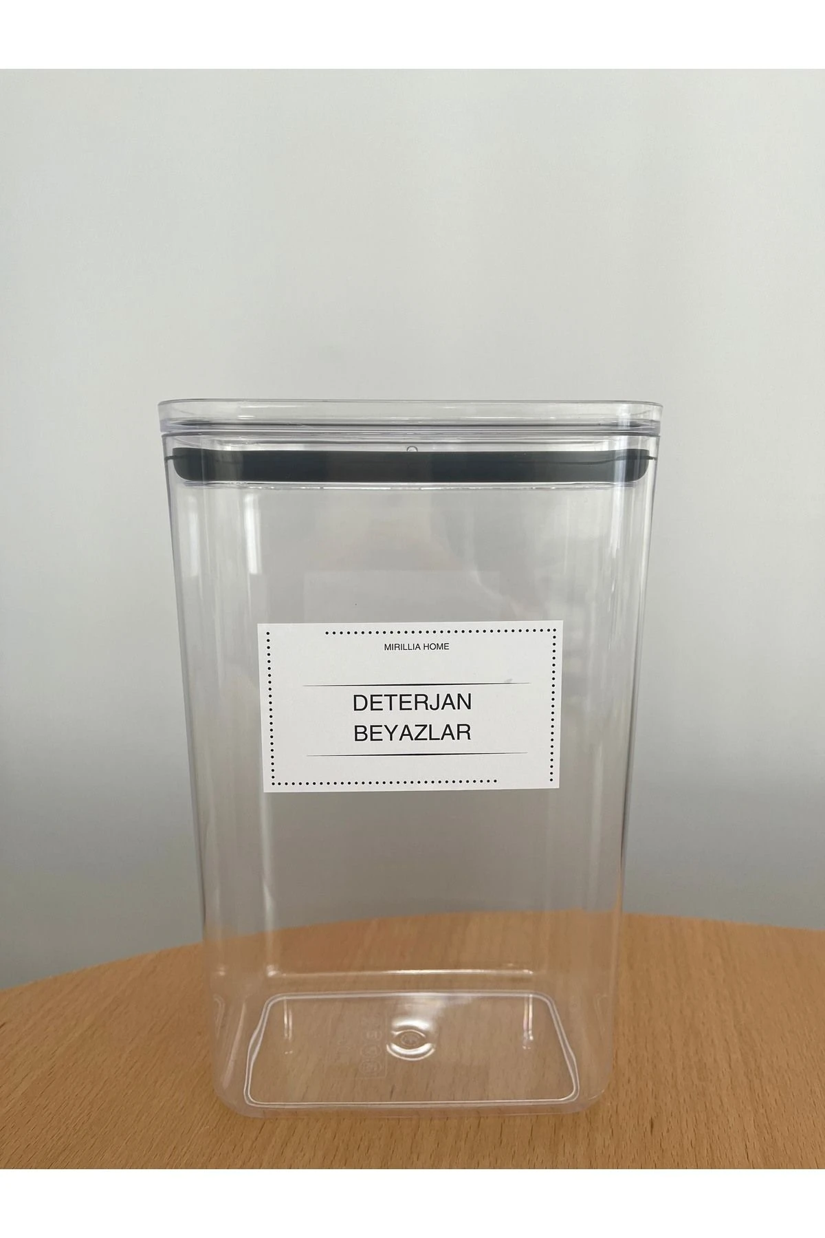 Üçlü Deterjanlık Seti - Tablet Deterjan, Renkliler ve Beyazlar İçin Saklama Kutusu