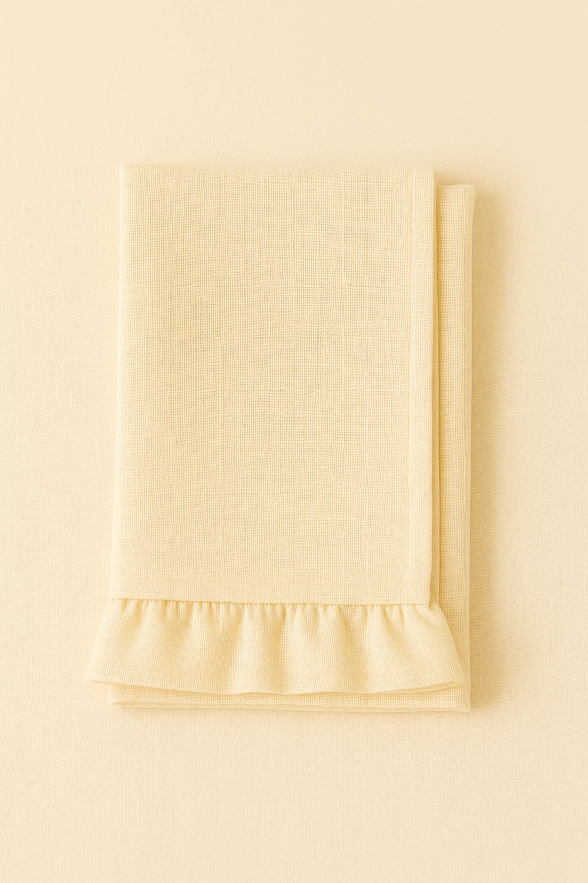 2’li Keten Mutfak Havlusu / Kurulama Bezi | 45x60 cm - ekru