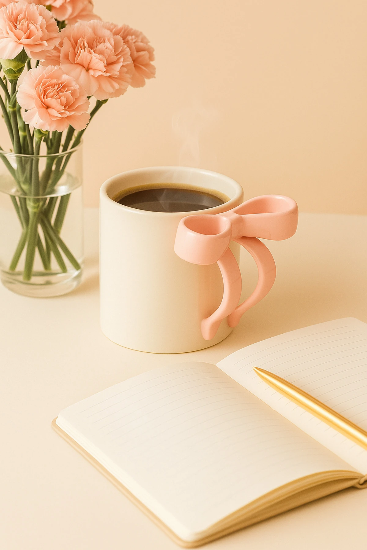 Fiyonk Kulp Porselen Kupa | 300 ml