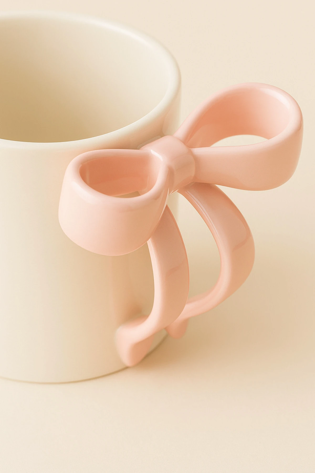 Fiyonk Kulp Porselen Kupa | 300 ml