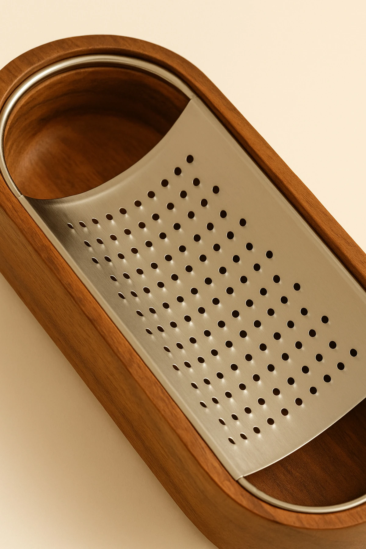 Akasya Ahşap Rende | Paslanmaz Çelik Rende Başlıklı