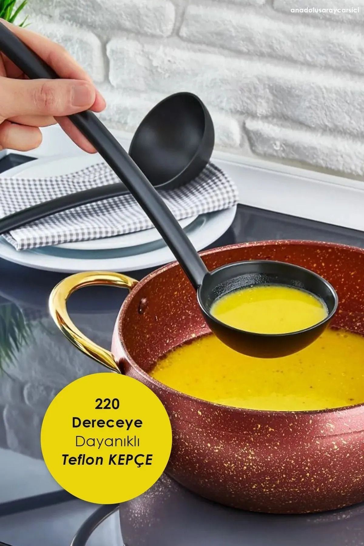13 Parça Silikon ve Teflon Spatula Seti | Pişirme ve Servis Gereçleri