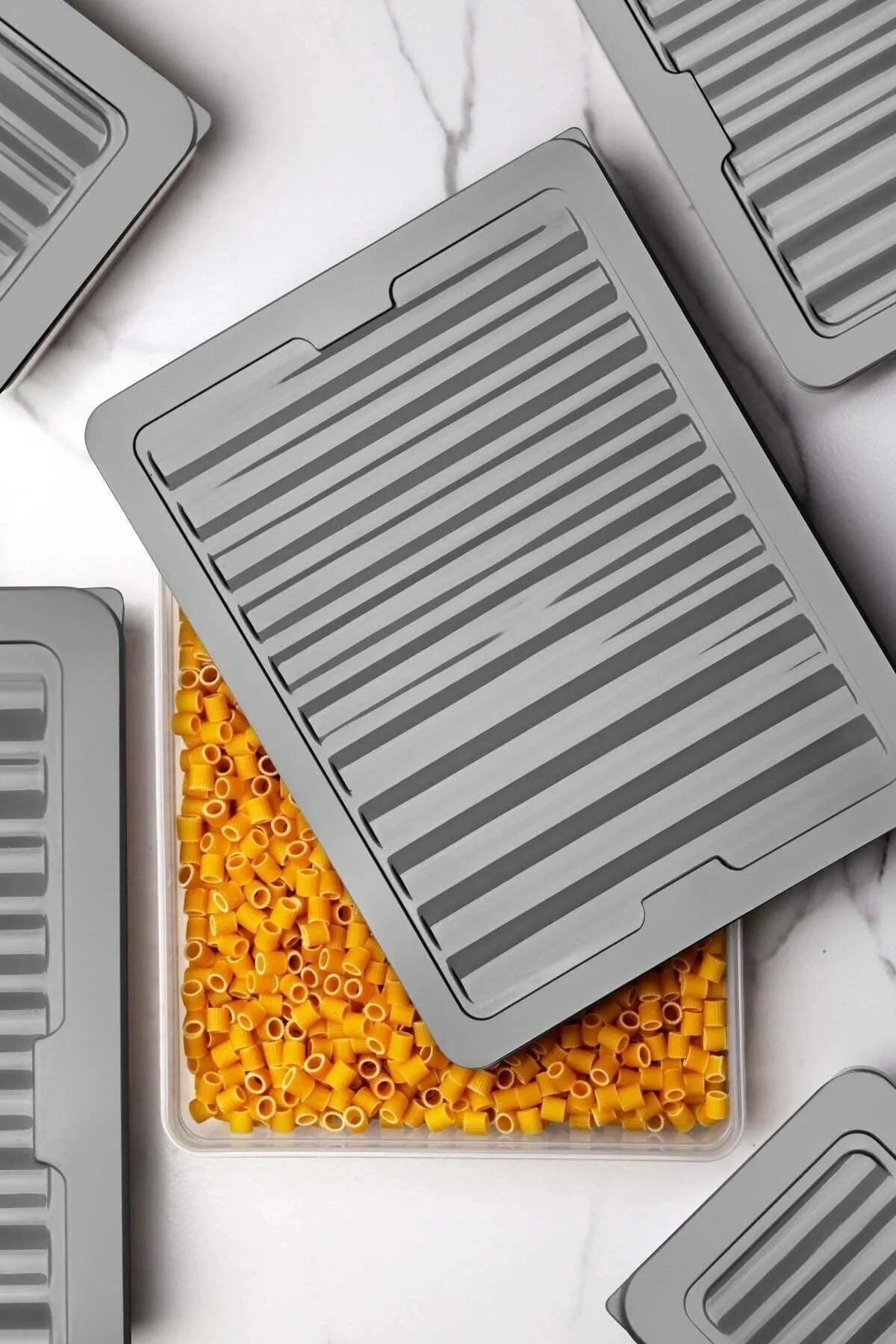 9 Parça Buzdolabı Saklama Kabı Düzenleyici , Mikrodalga Ve Difrize Uygun