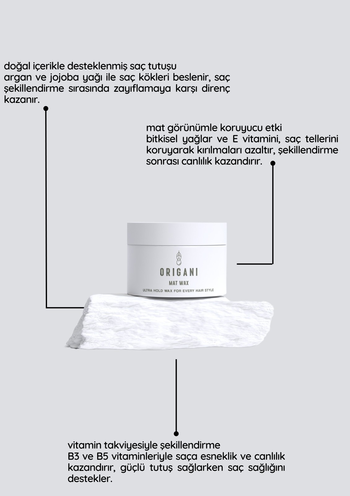 Mat Wax – Doğal Mat Görünüm ve Güçlü Tutuş