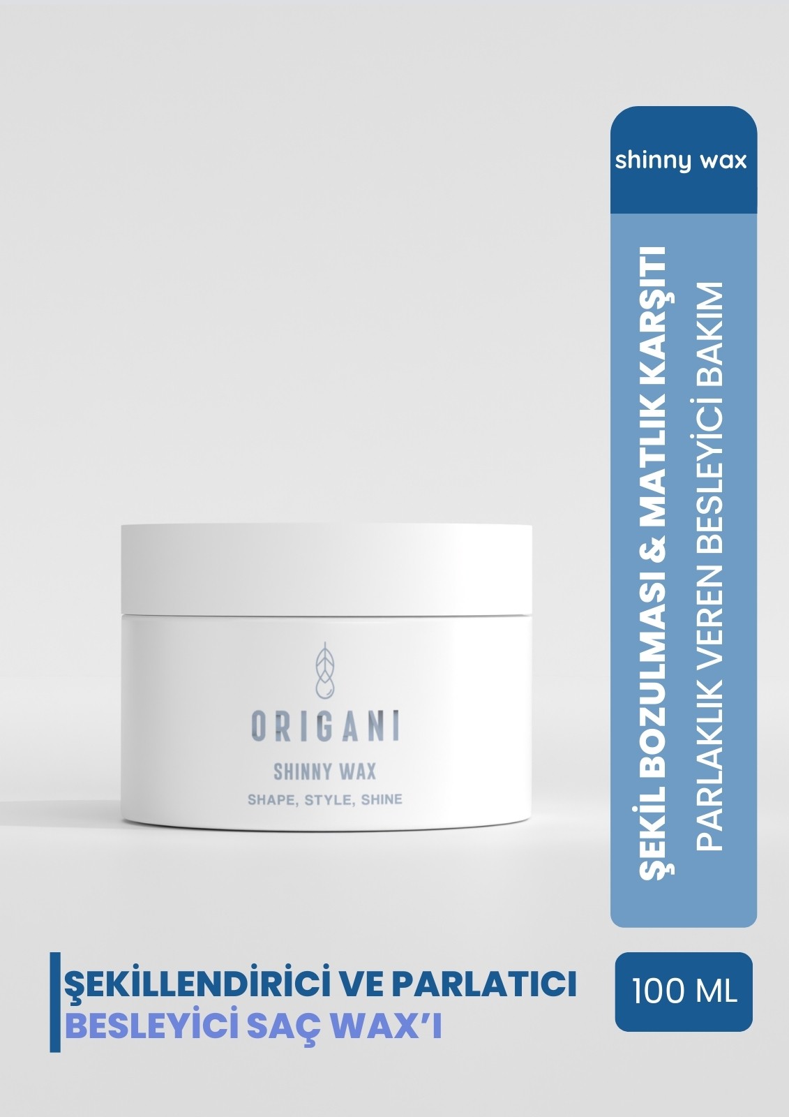 Shinny Wax – Saç Şekillendirici Wax