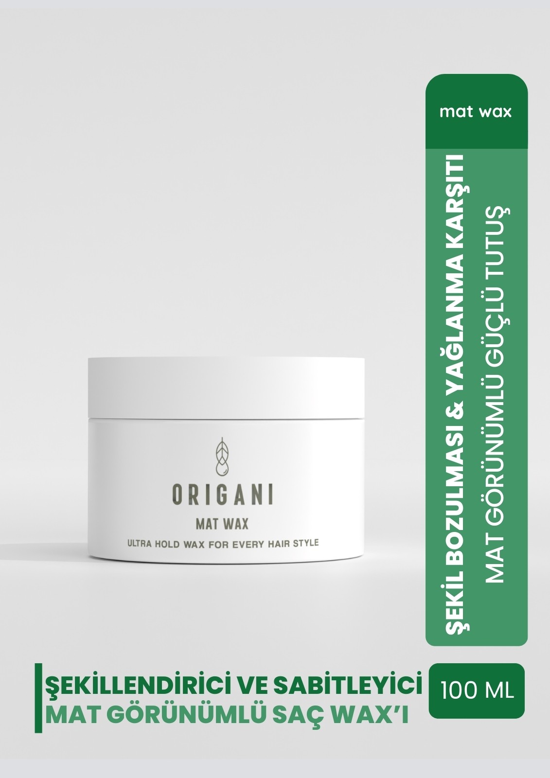Mat Wax – Doğal Mat Görünüm ve Güçlü Tutuş
