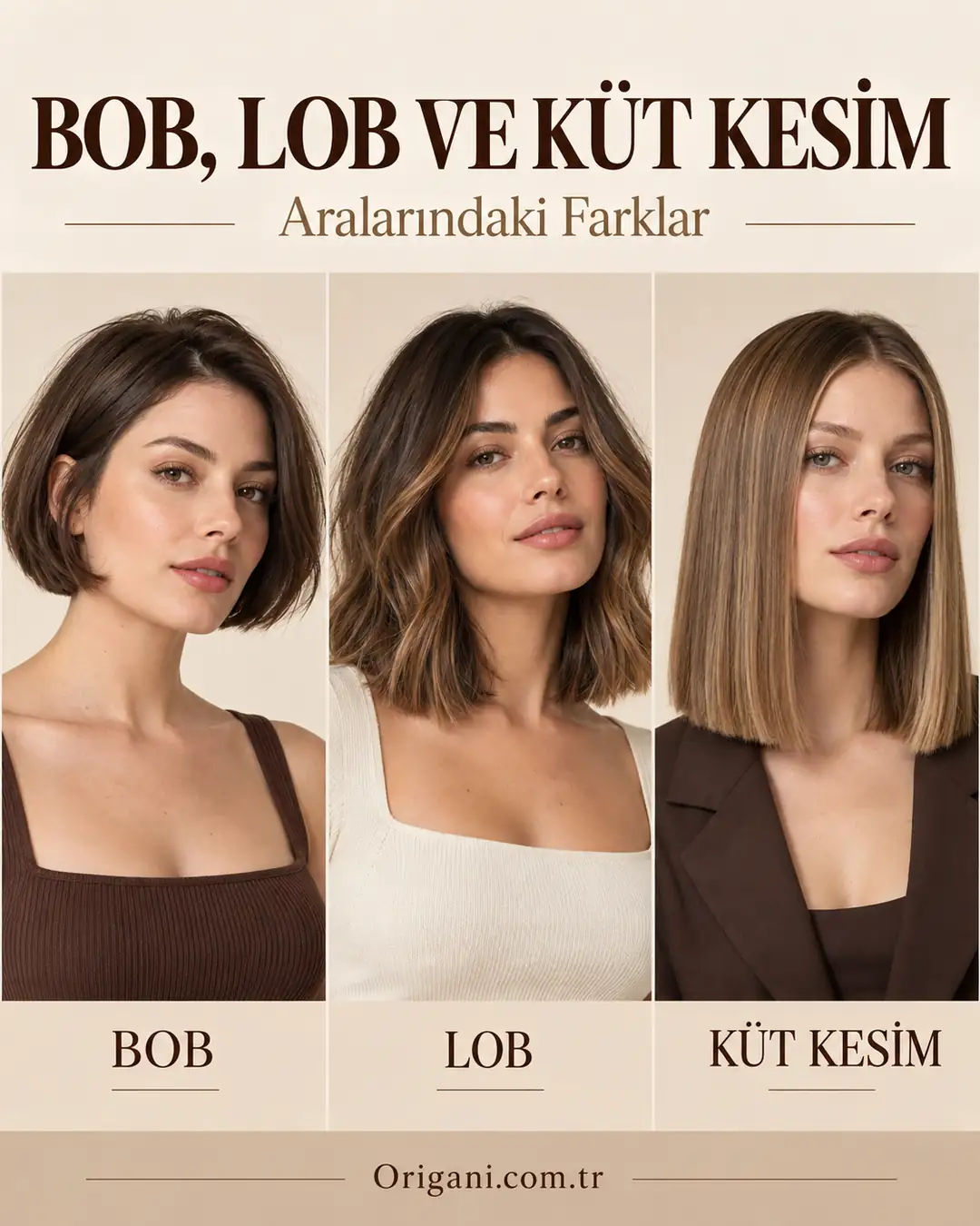 Bob, Lob ve Küt Kesim Arasındaki Farklar