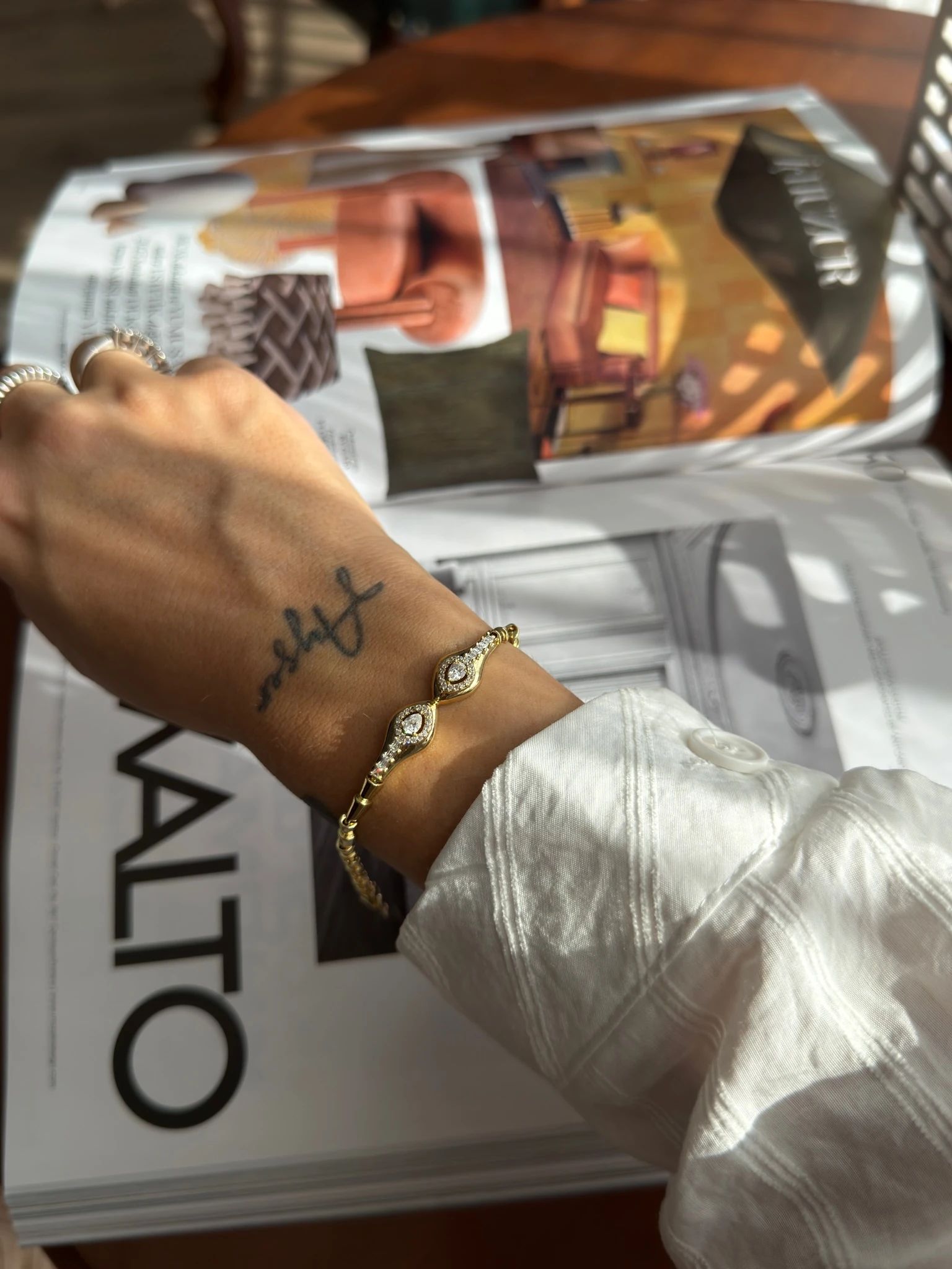 Vip 14K Yılan Detaylı Damla Künye