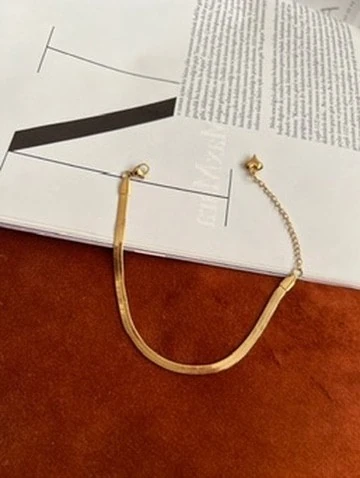 Çelik İtalyan Künye Gold Rengi