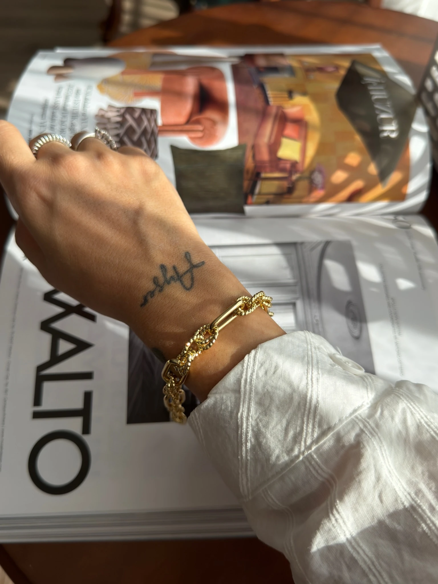 Vip 14K İşlemeli Halka Künye