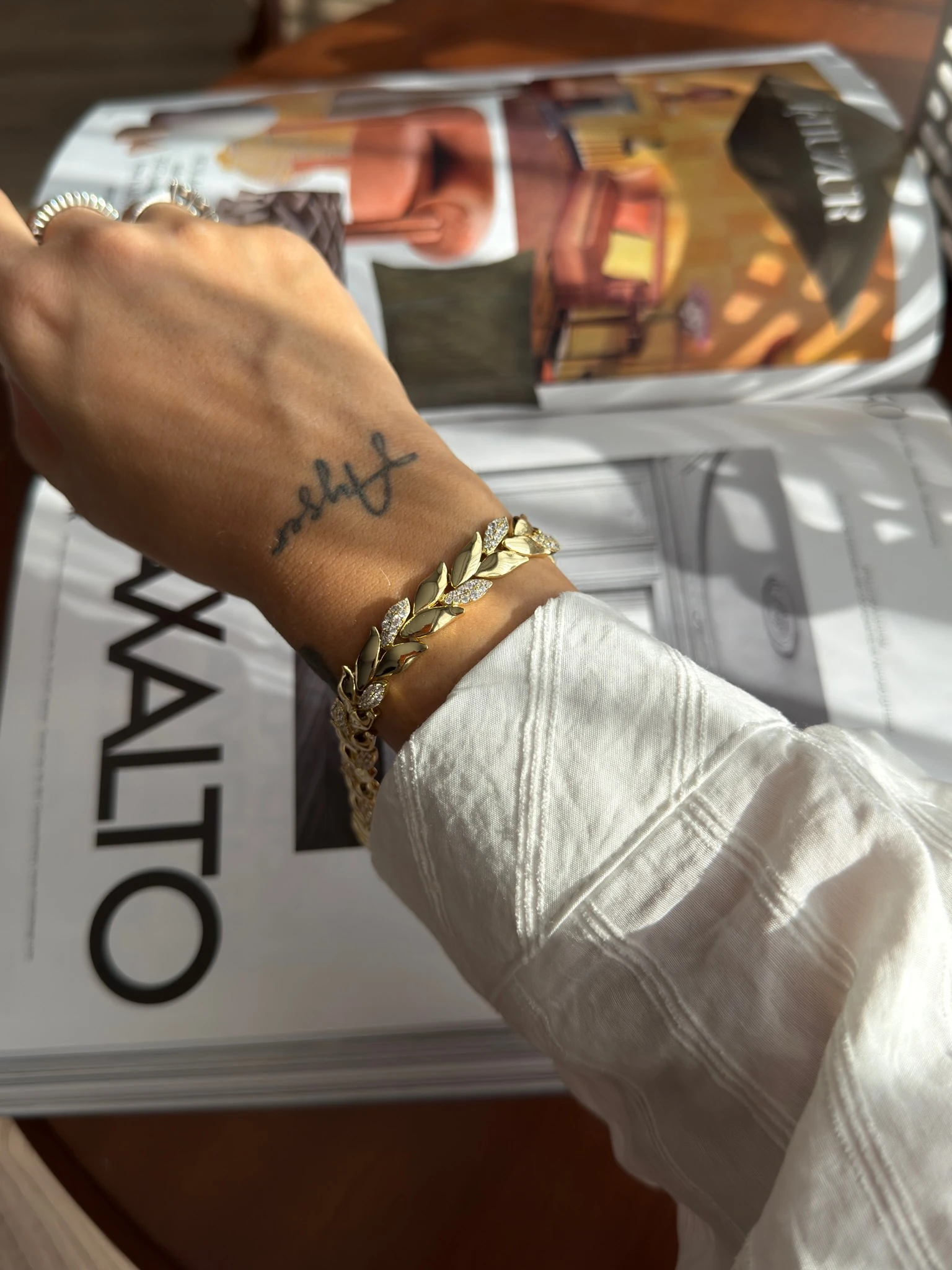 Vip 14 K Kalın Yaprak Künye