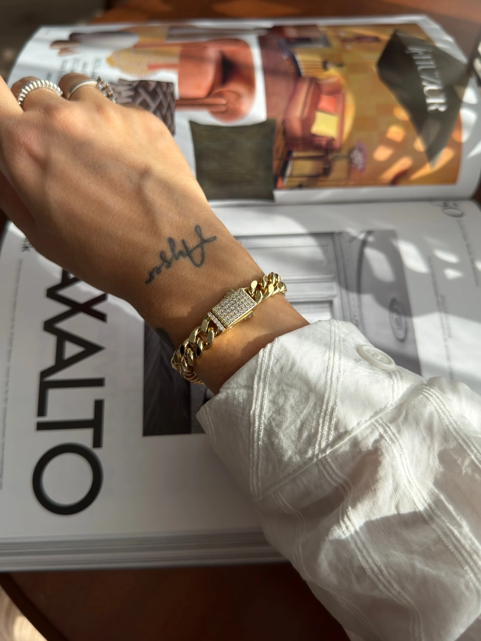 Vip 14K Klasik Düz Zincirli Gurmet Künye