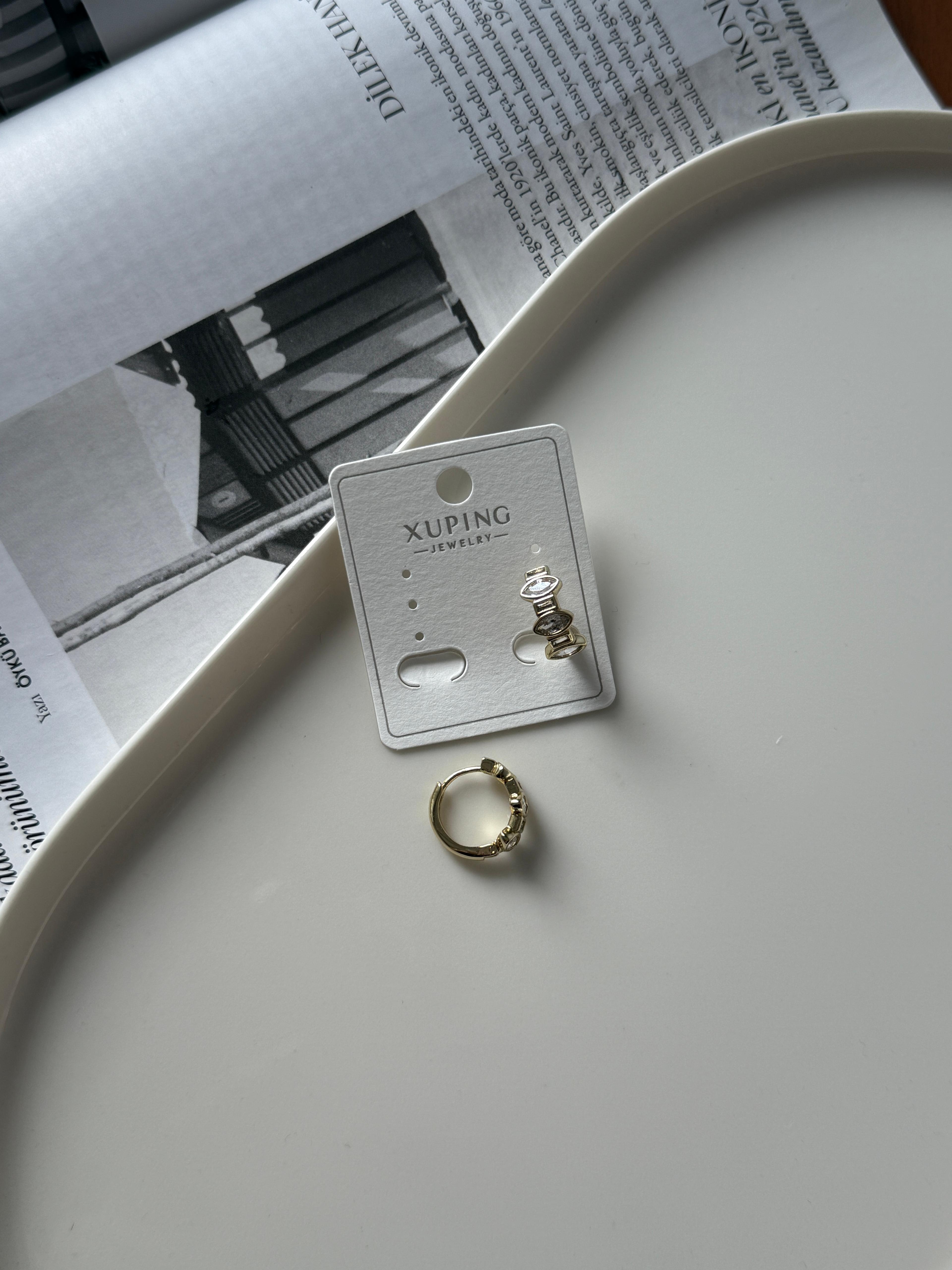 Vip 14 K Damla Daş Küpe