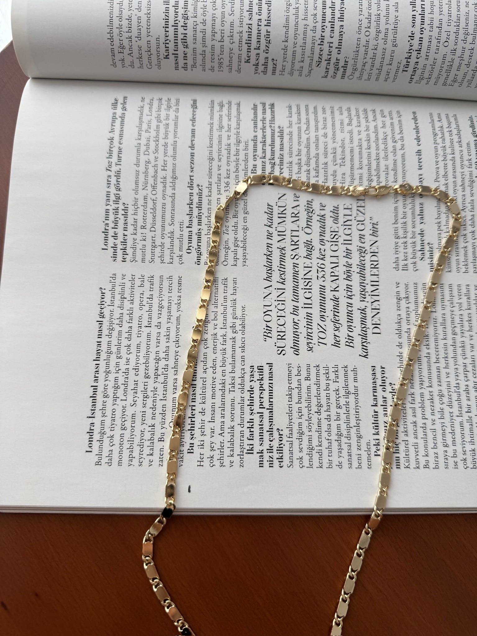 Vip 14K Damla Pullu Kolye